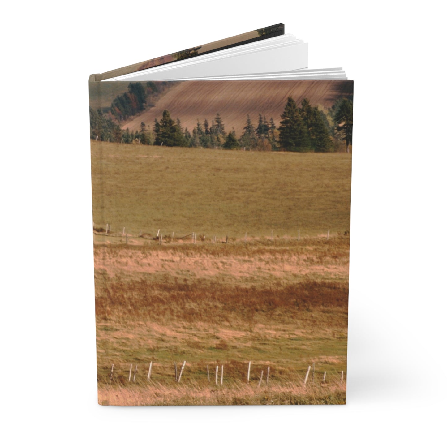 Tranquil Pastures And Rich Tones - Hardcover Journal Matte