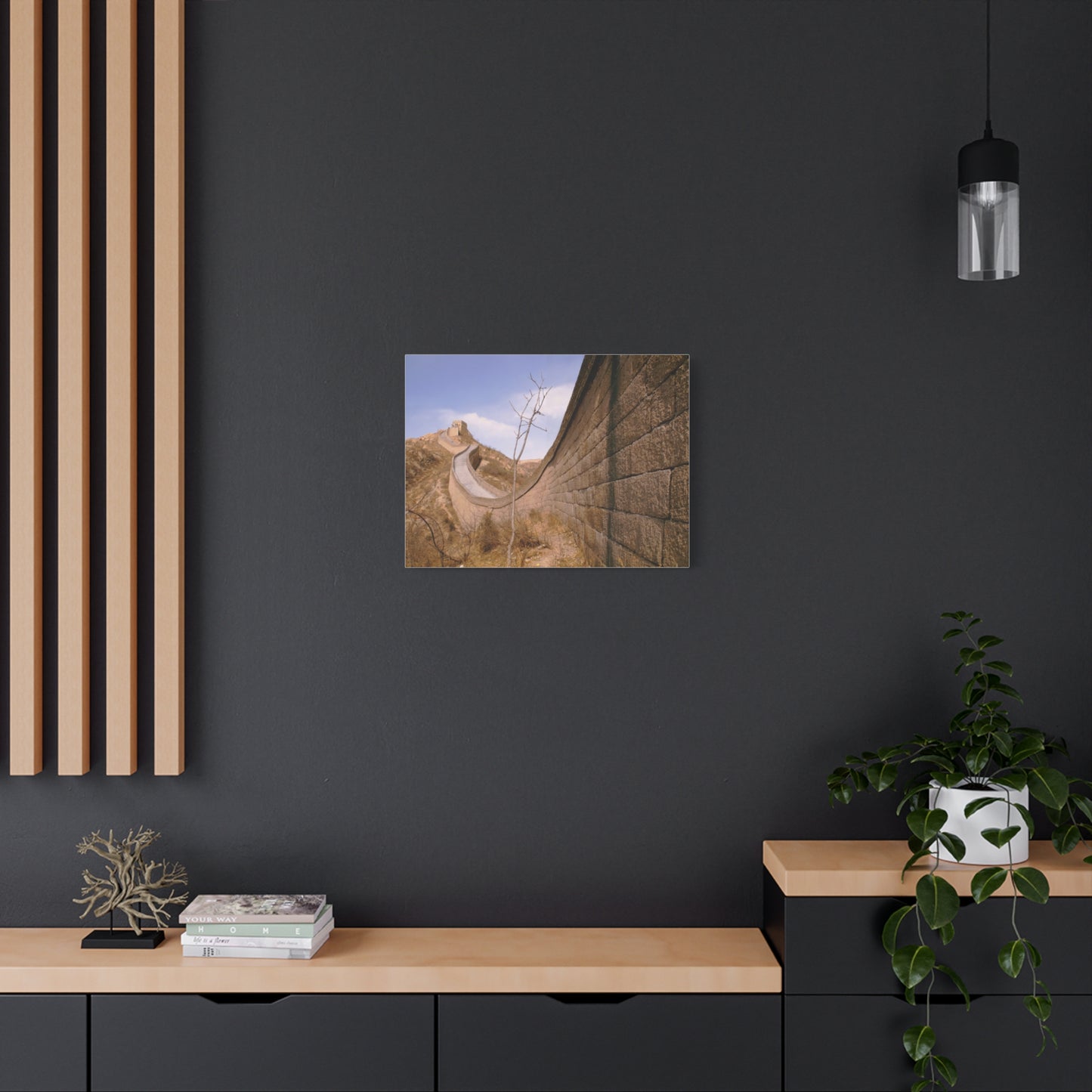 Great Wall Of China, 1974 - Matte Canvas, Stretched, 1.25 in