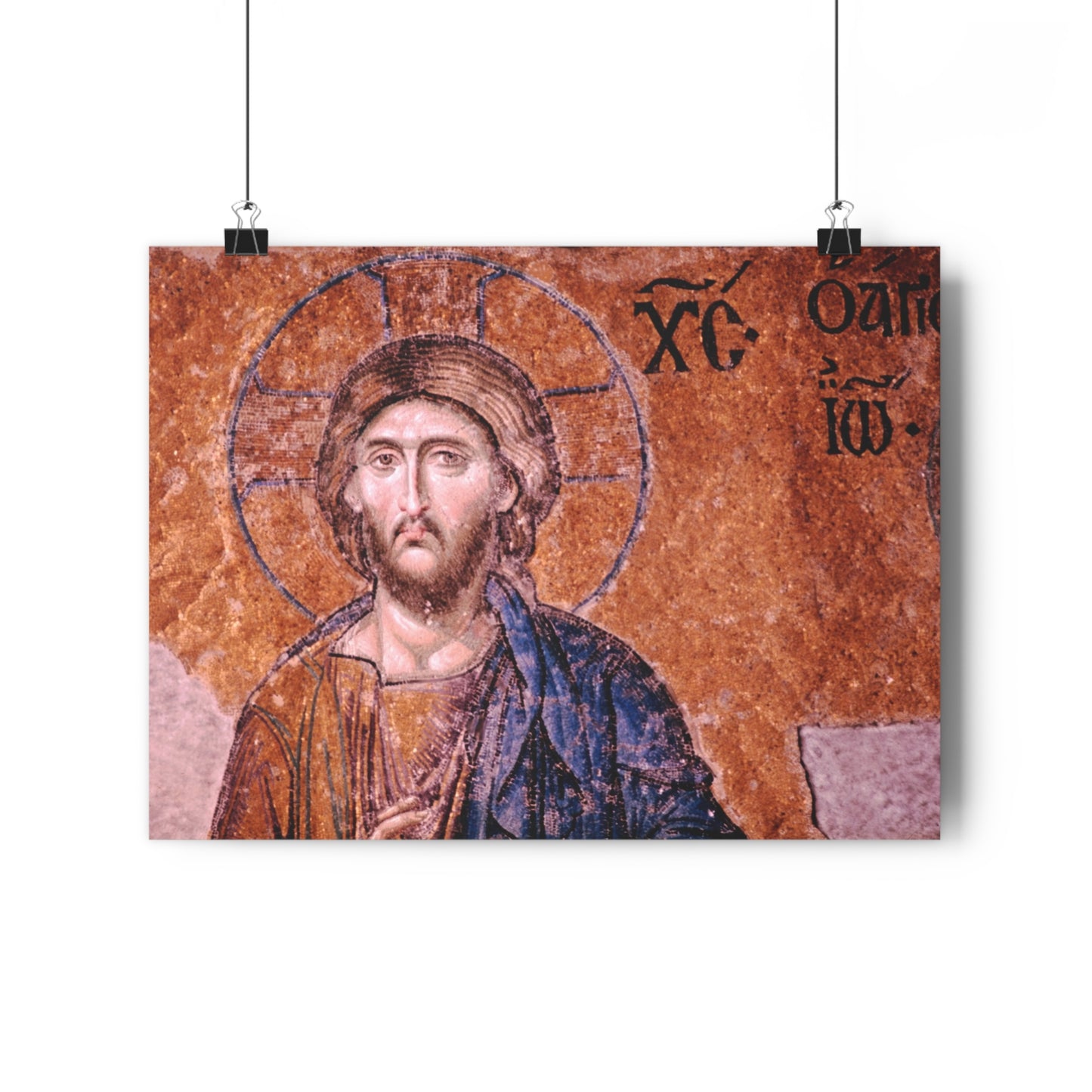 Christ Pantocrator - Hagia Sophia's Deësis mosaic, Sultanahmet, Istanbul, Turkey, 1963 - Giclée Fine Art Print