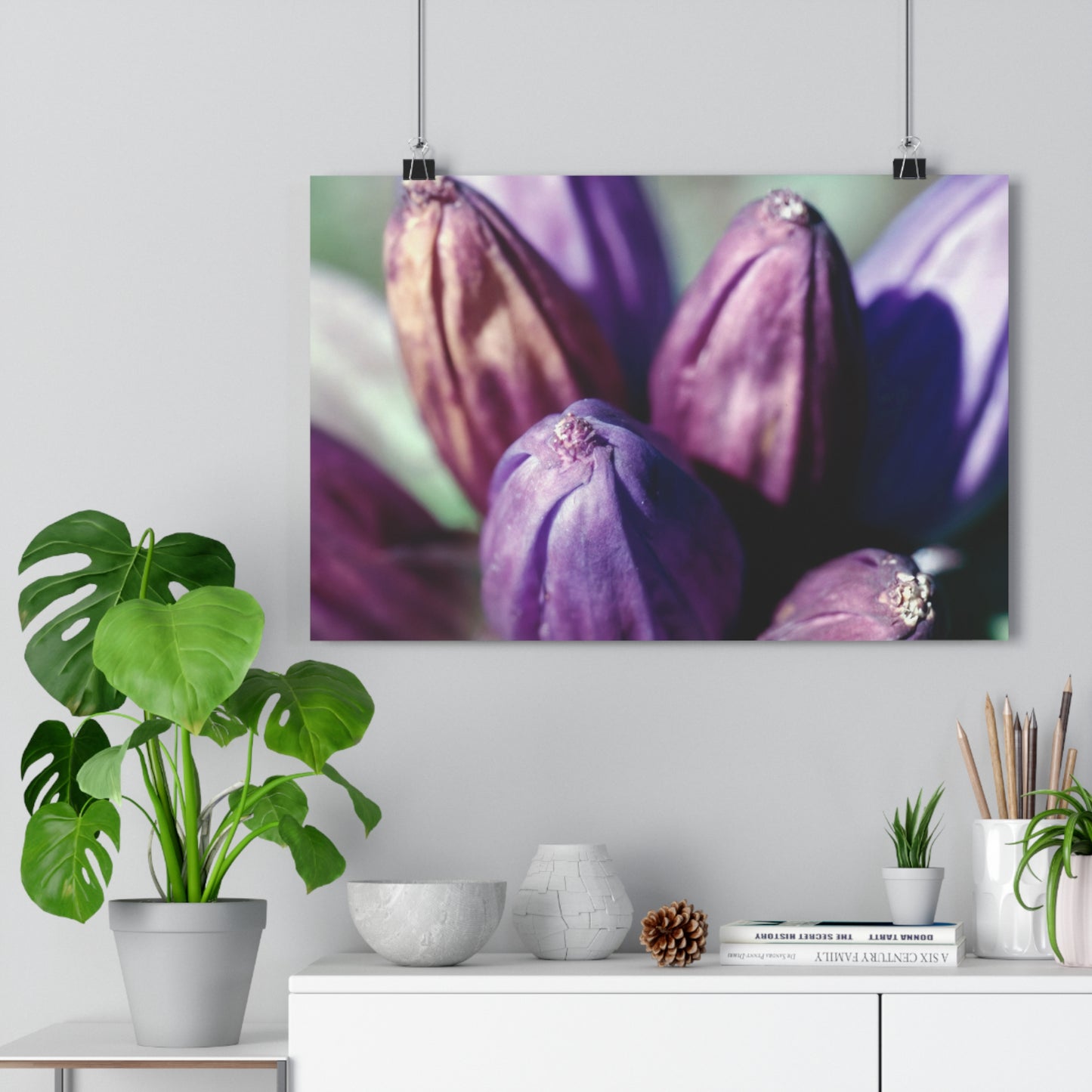 September Purple Petals - Fine Art Print