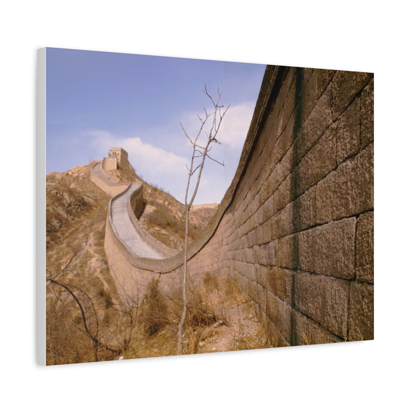 Great Wall Of China, 1974 - Matte Canvas, Stretched, 1.25 in