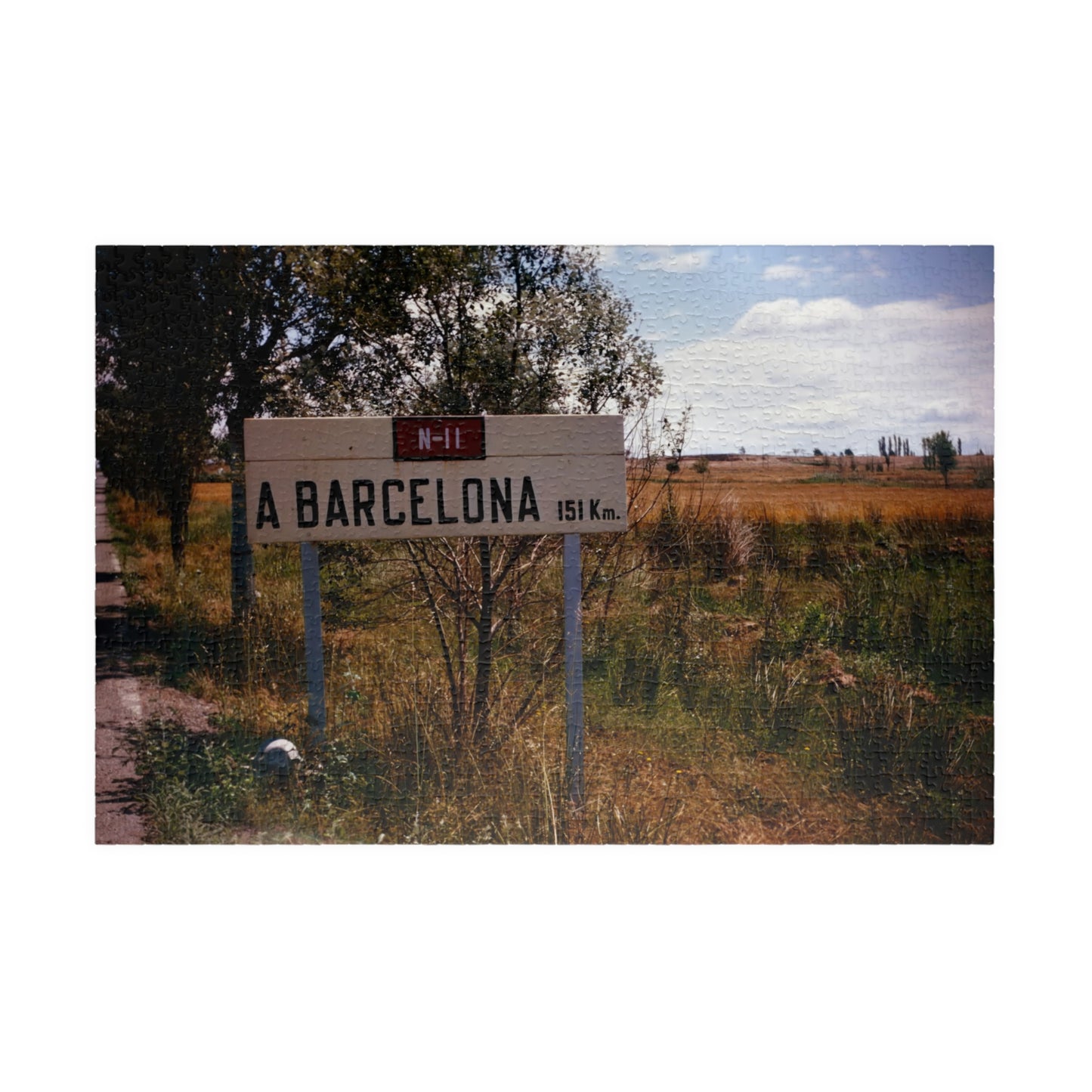 Barcelona 151Km - Jigsaw Puzzle