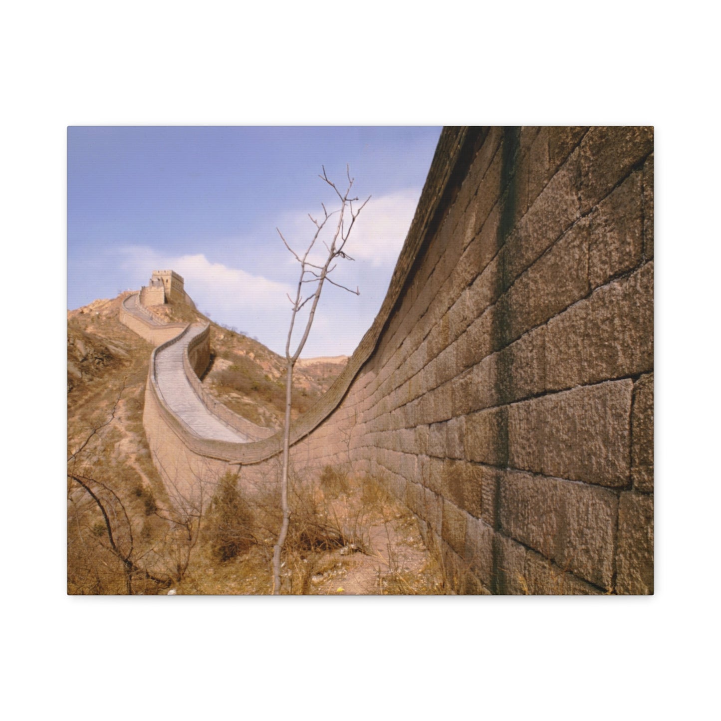 Great Wall Of China, 1974 - Matte Canvas, Stretched, 1.25 in