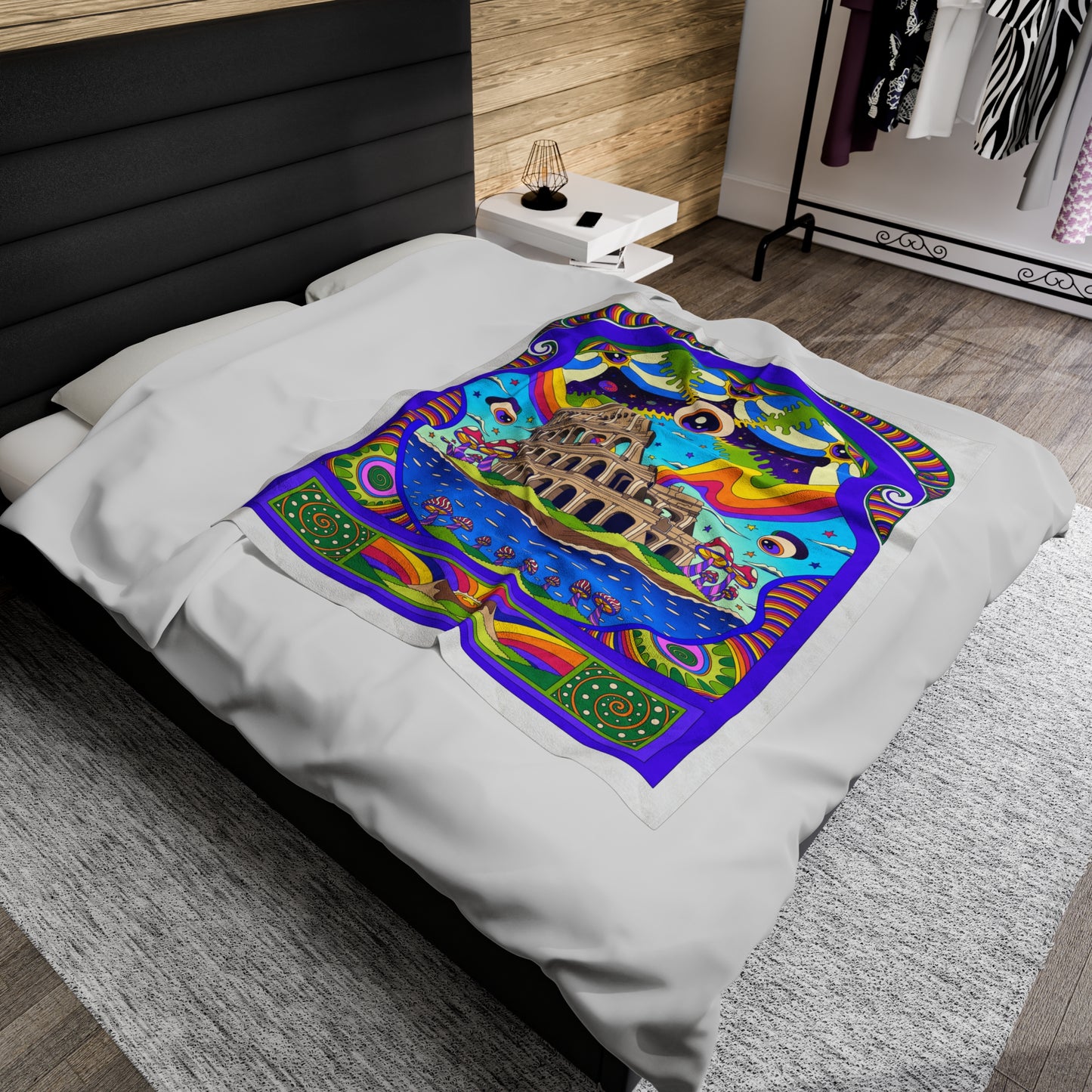 The Conscious Colosseum - Plush Blanket