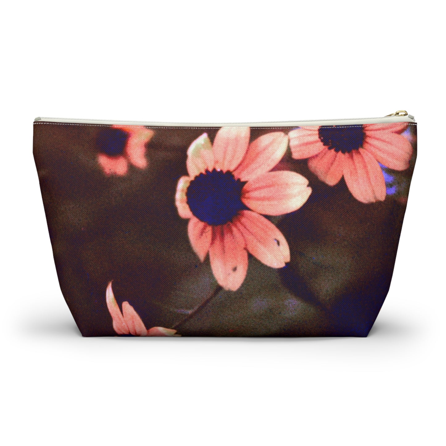 Pink Daisy at Dusk - Stand-up accessory bag