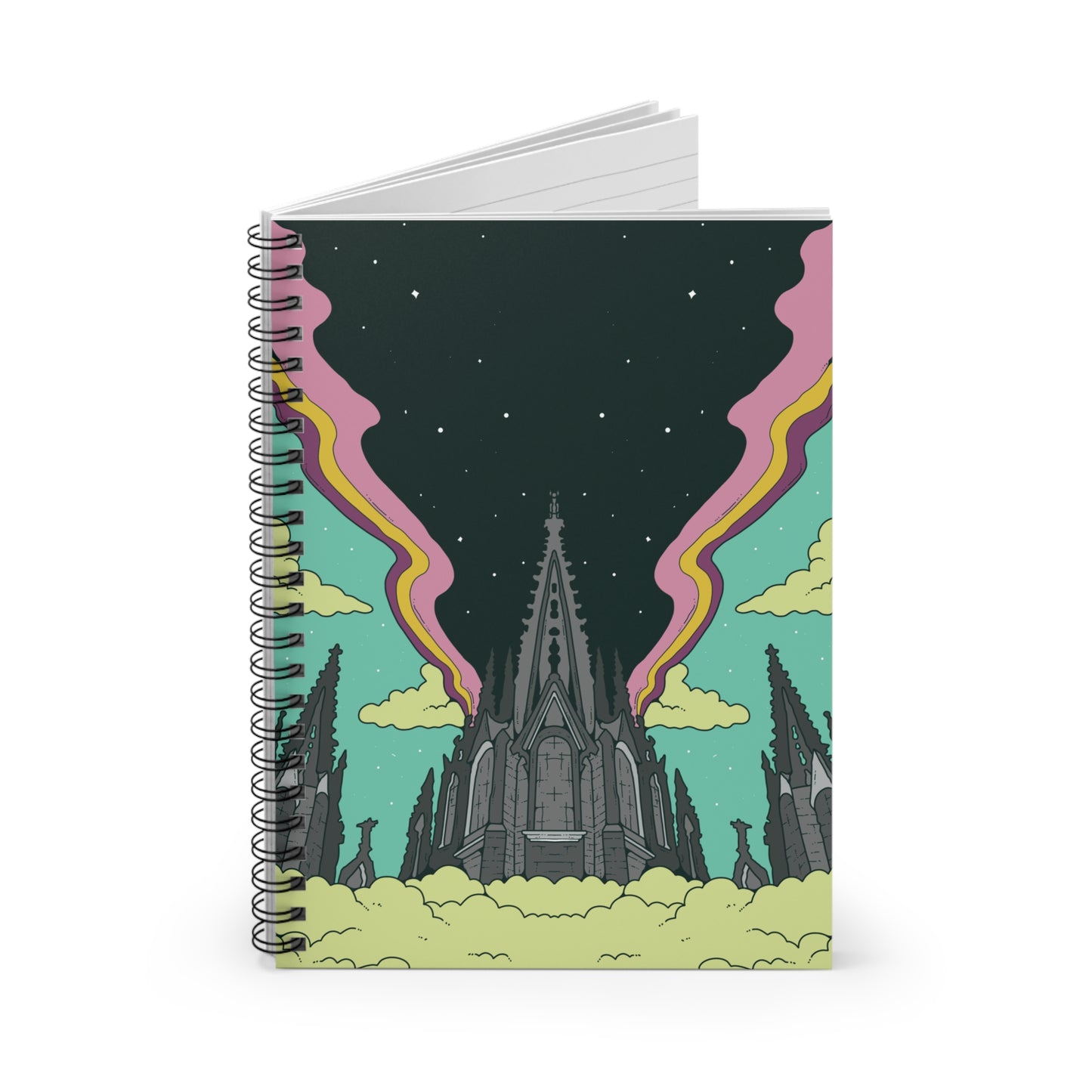 Trippy Barcelona - Spiral Notebook - Ruled Line