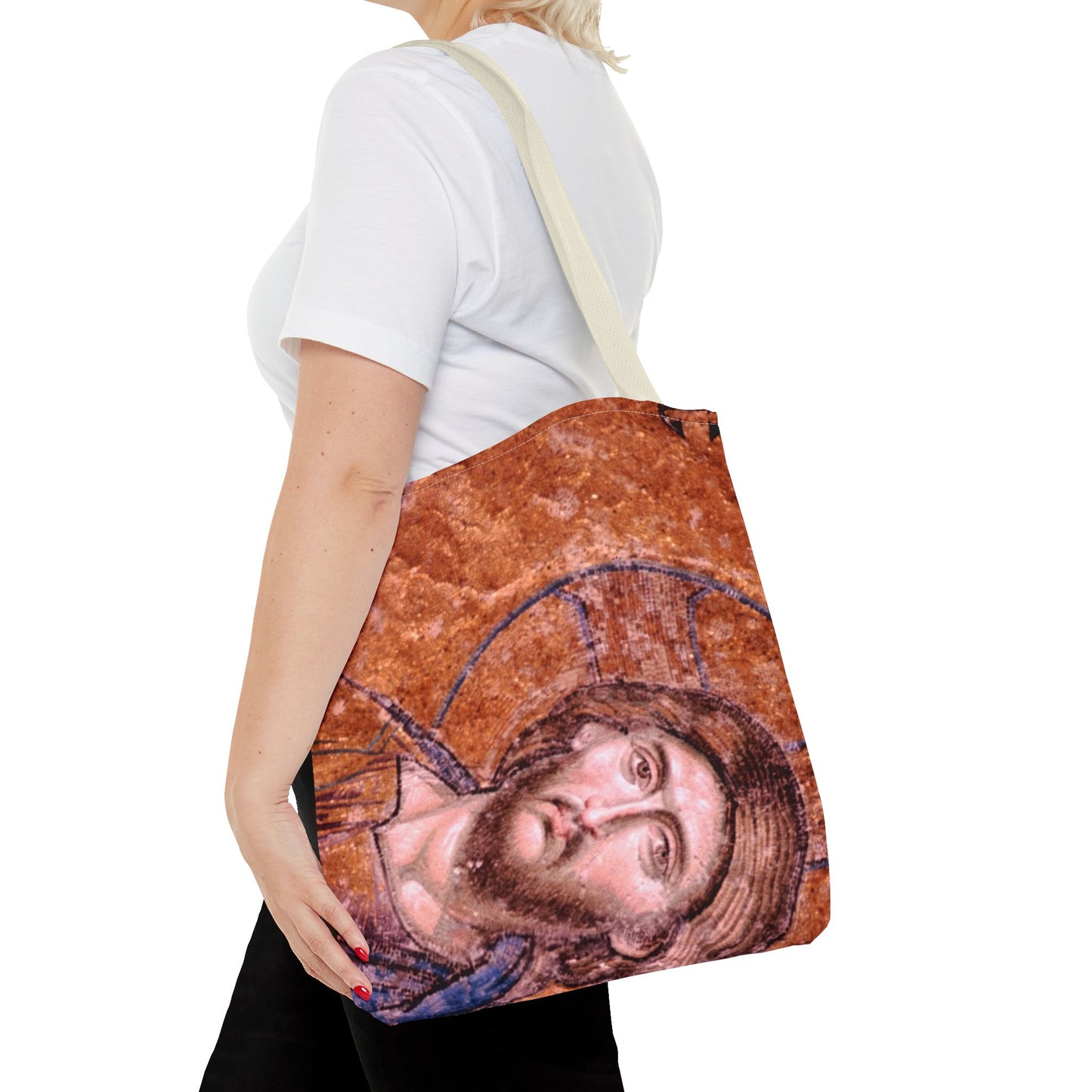 Christ Pantocrator - Hagia Sophia's Deësis mosaic, Sultanahmet, Istanbul, Turkey, 1963 - Tote Bag