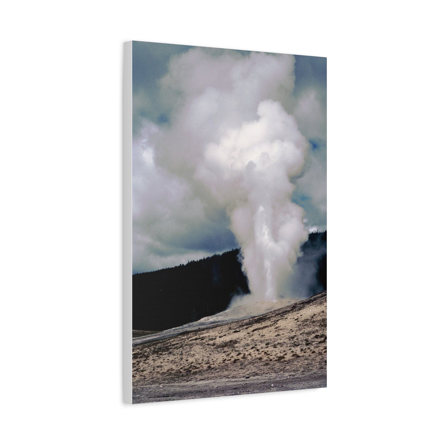 Old Faithful, Yellowstone National Park, 1969 - Matte Canvas, Stretched, 1.25 in