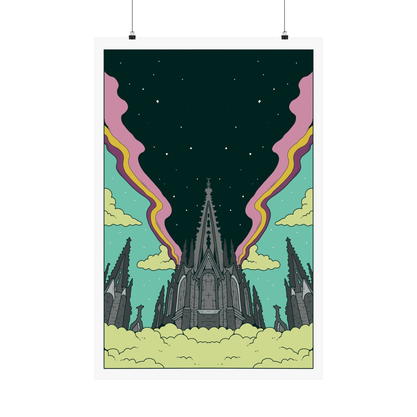 Trippy Barcelona - Matte Posters