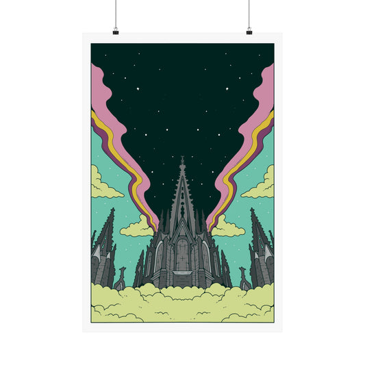 Trippy Barcelona - Matte Posters