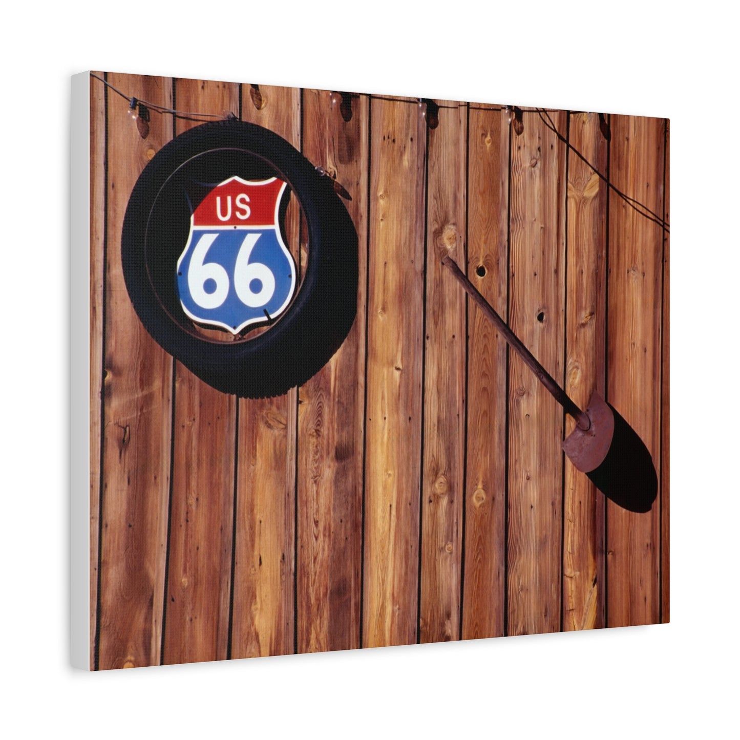 Route 66 - Matte Canvas, Stretched, 1.25 in