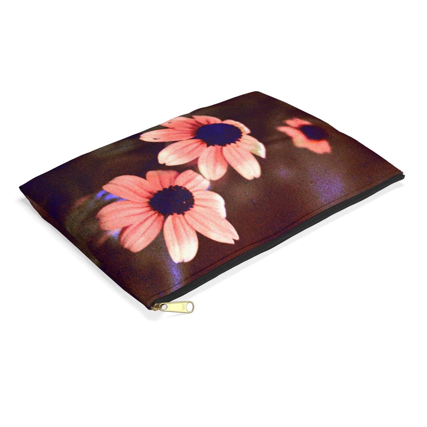 Pink Daisy at Dusk - Makeup pouch