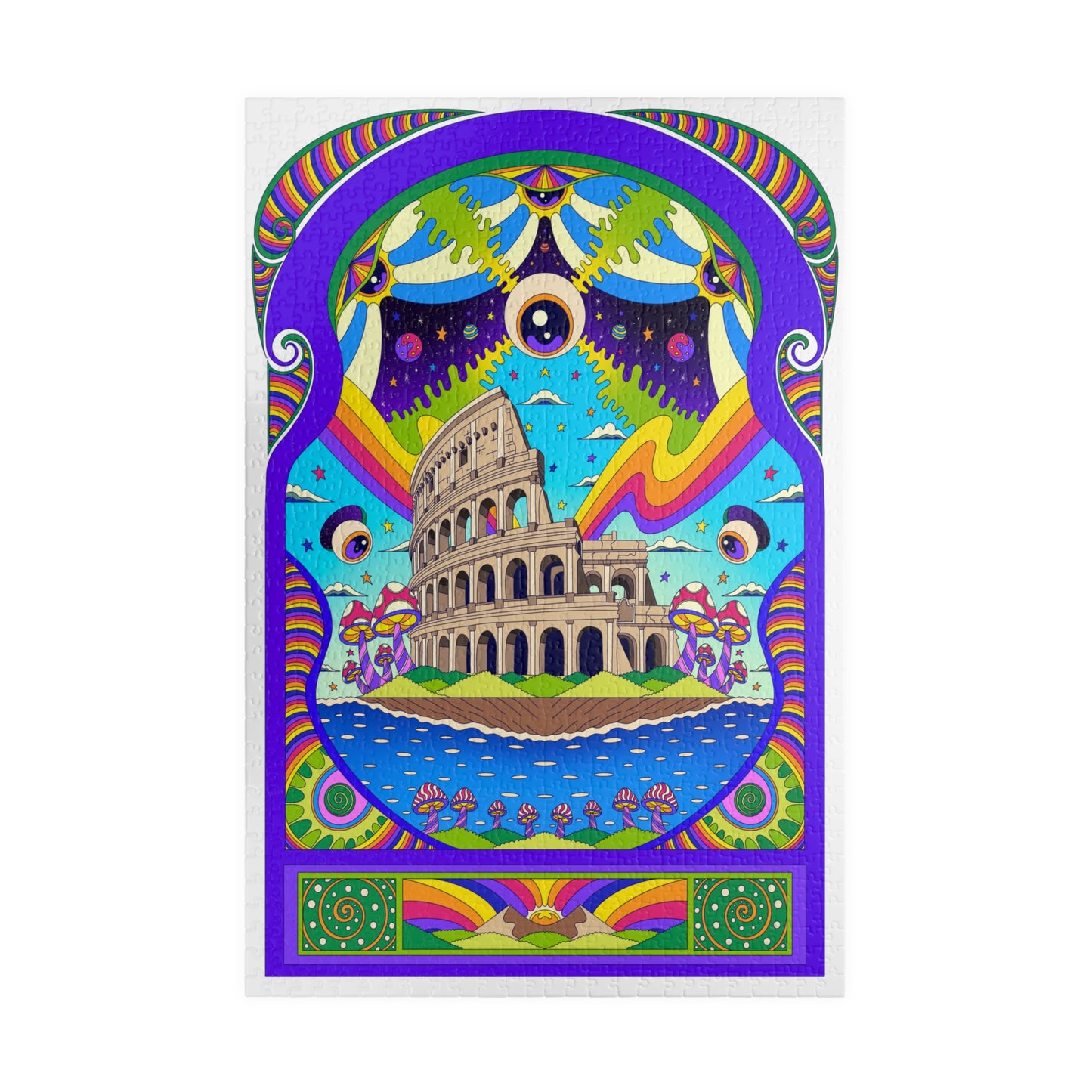 The Conscious Colosseum - Limited Edition, Retro Inspired, Jigsaw Puzzle