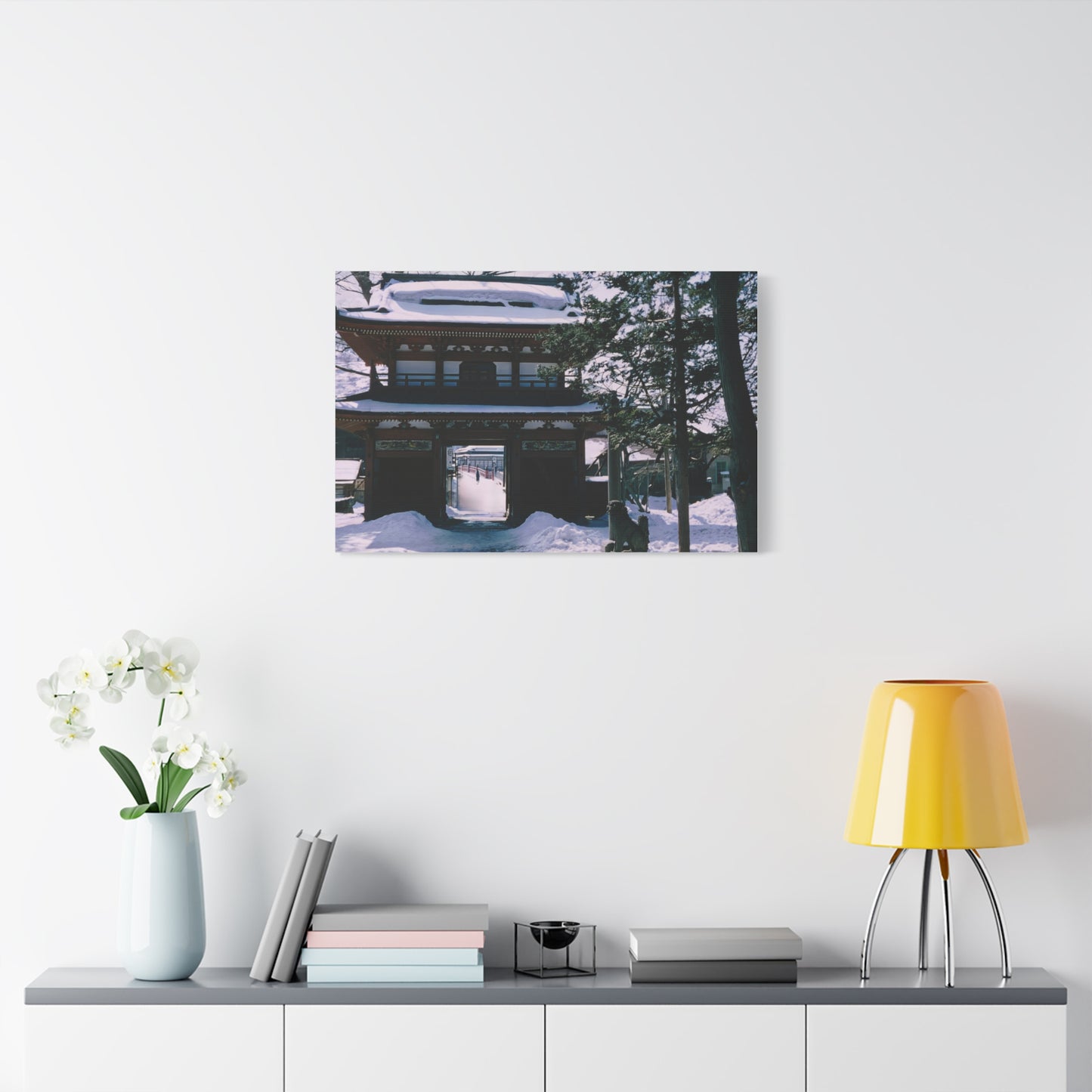 Japanese Architecture, Japan, 1954 - Matte Canvas, Stretched, 1.25 in