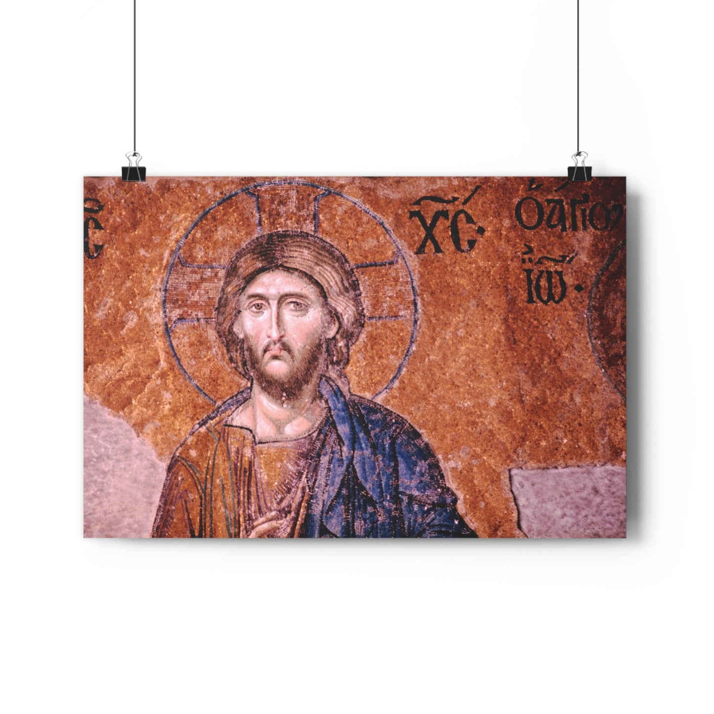 Christ Pantocrator - Hagia Sophia's Deësis mosaic, Sultanahmet, Istanbul, Turkey, 1963 - Giclée Fine Art Print