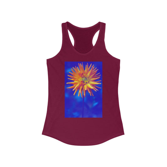 Retro Dahlia - Women's Racerback Tank