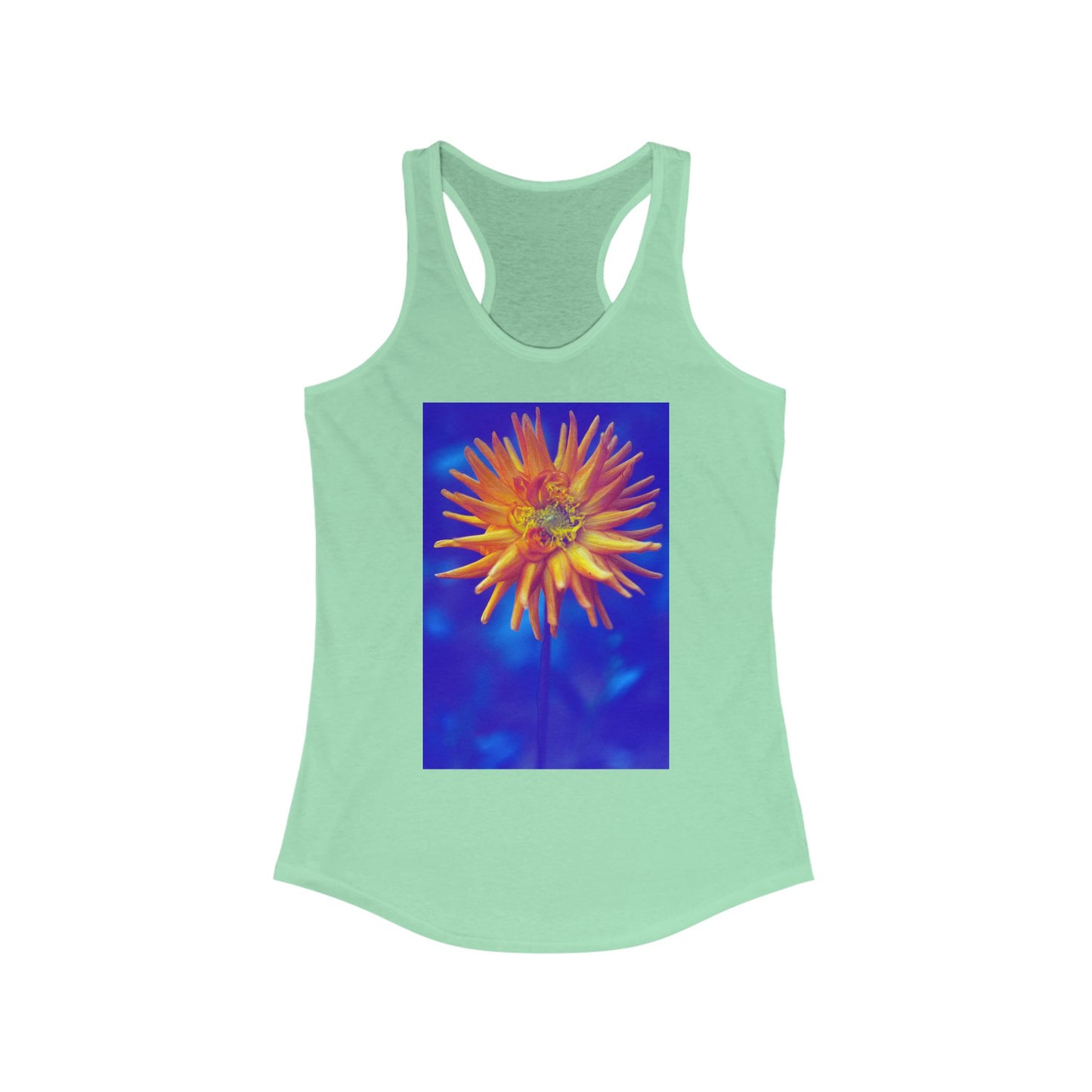 Retro Dahlia - Women's Racerback Tank