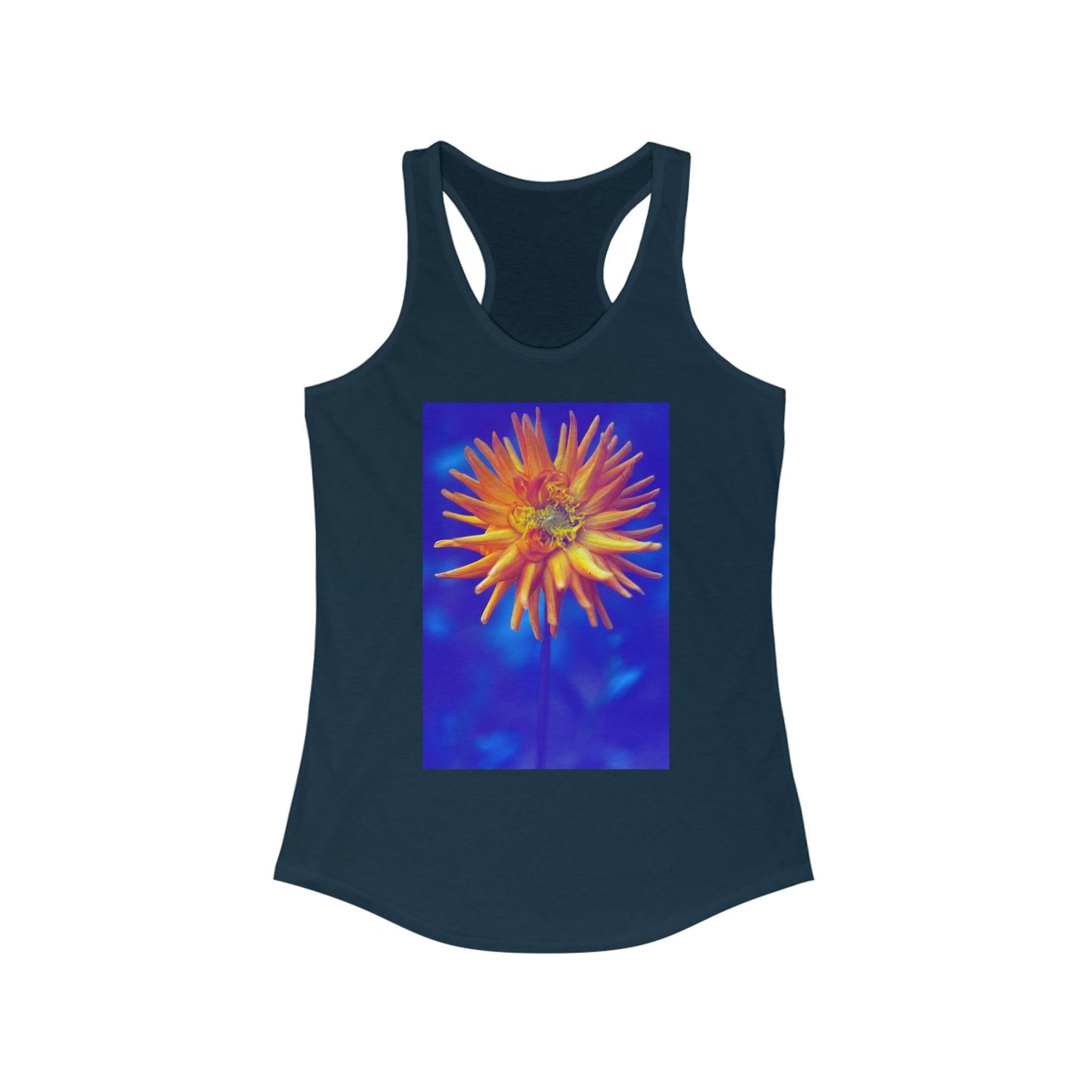 Retro Dahlia - Women's Racerback Tank