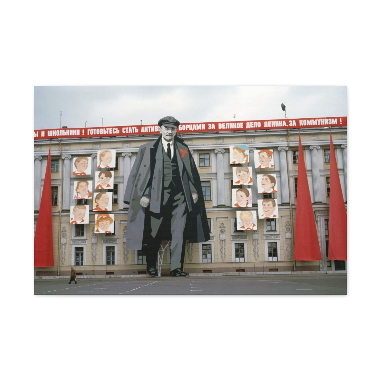 Palace Square, Leningrad, St Petersburg, Russia, May, 1974 - Canvas Gallery Wraps