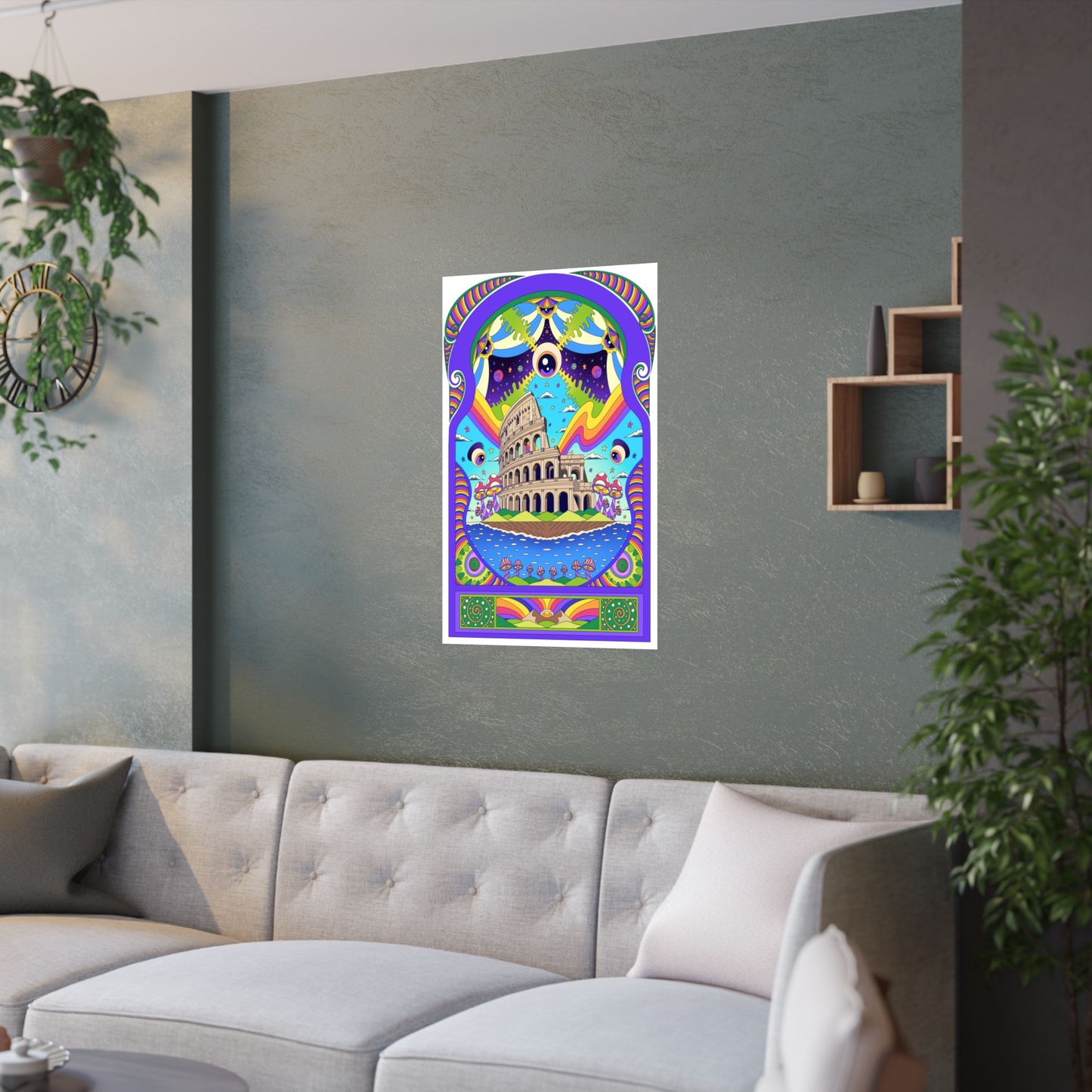 The Conscious Colosseum - Satin Poster