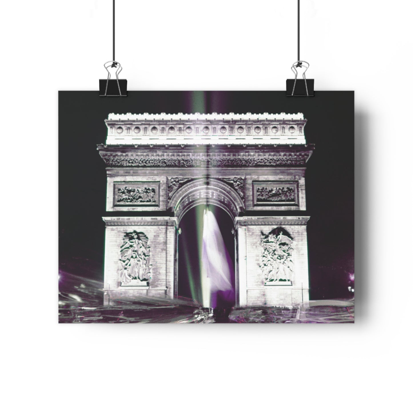 Arc De Triomphe Time-lapse, Circa Mid 1960s - Giclée Fine Art Print