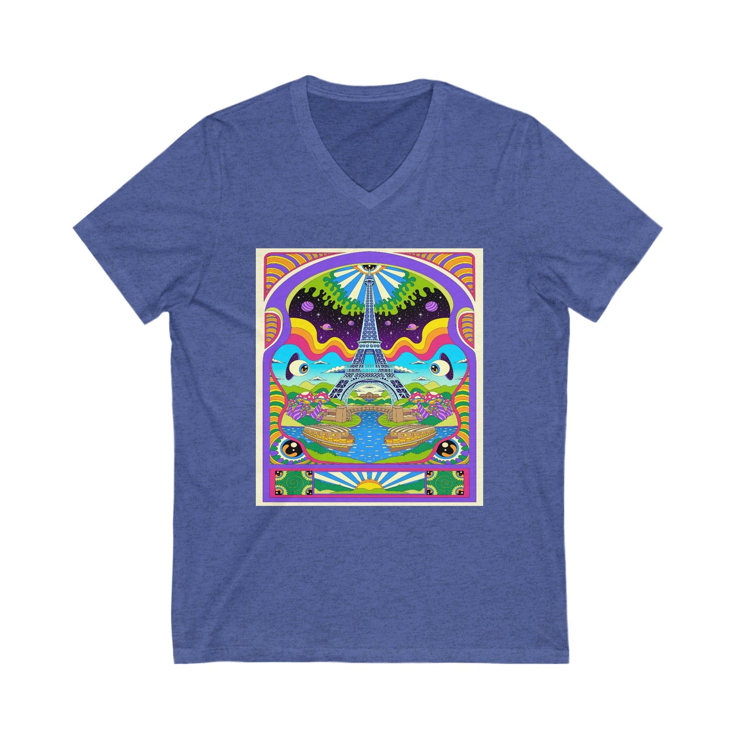 Trippy Paris - V-Neck Tee