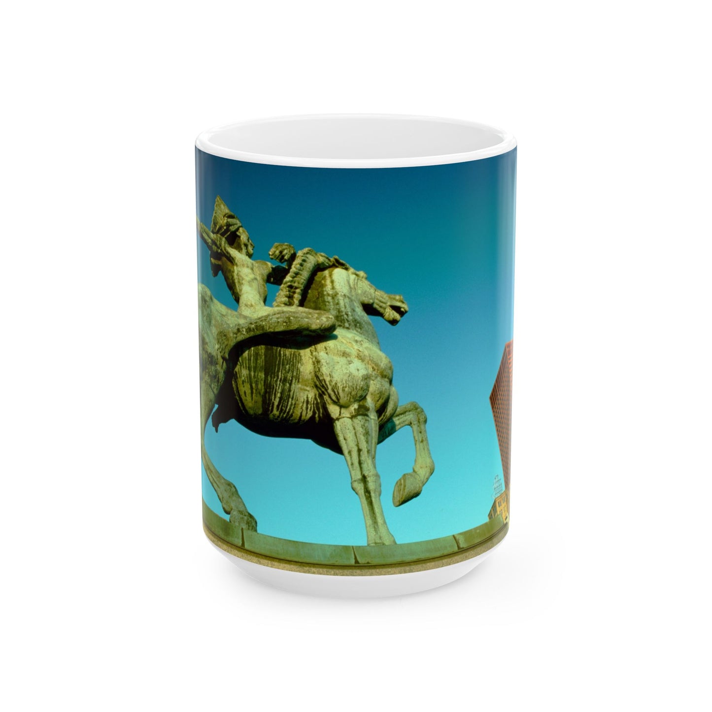 The Spearman, Grant Park, Chicago, 1974 - Ceramic Mug