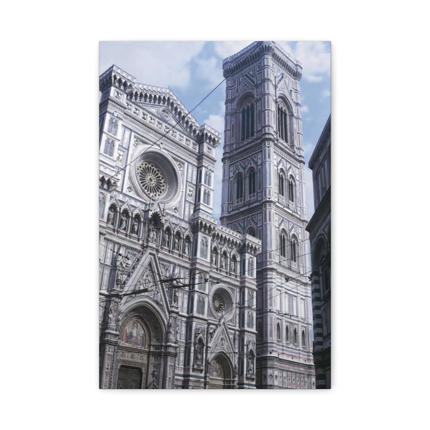 Giotto's Campanile & The Florence Cathedral - Matte Canvas, Stretched, 1.25 in