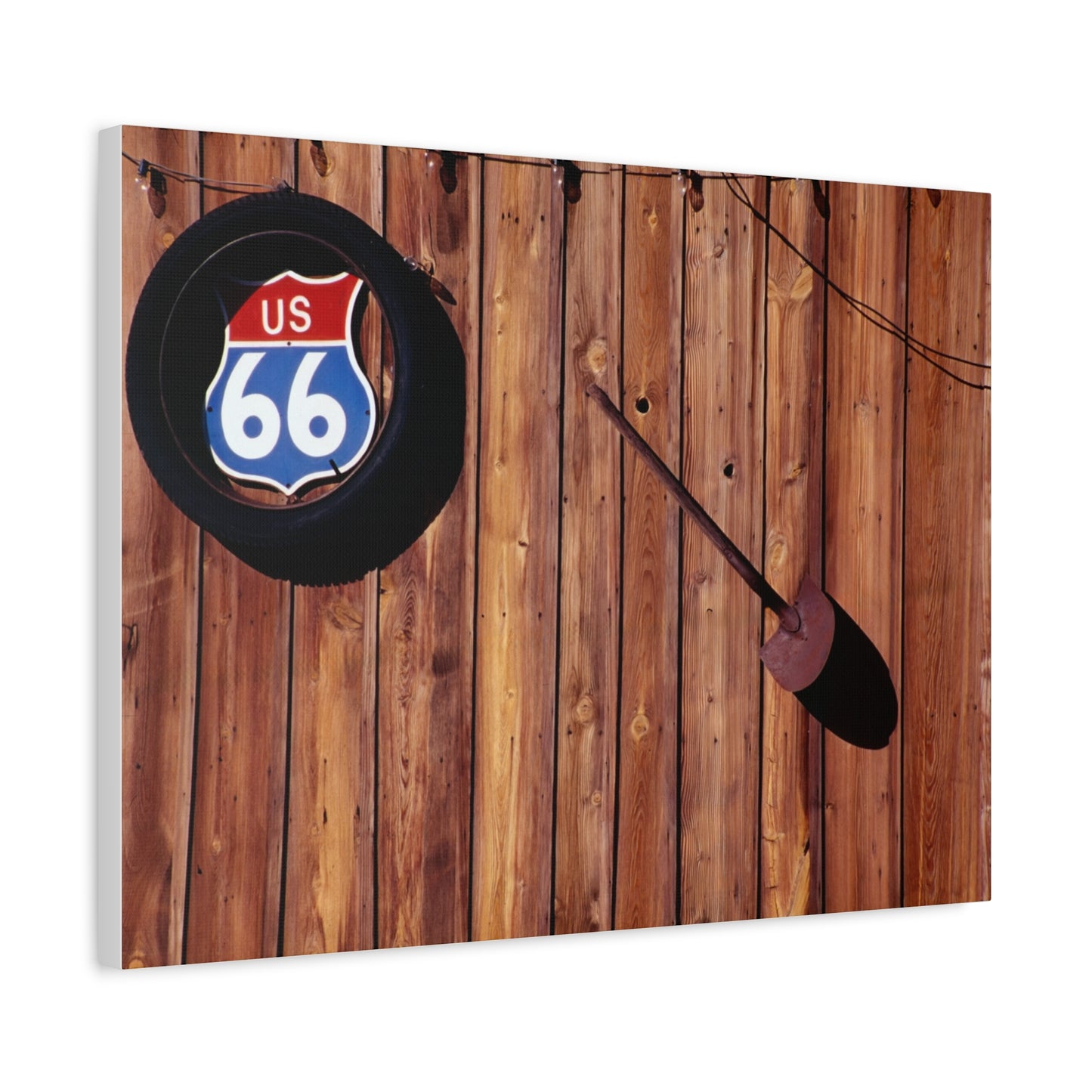 Route 66 - Matte Canvas, Stretched, 1.25 in