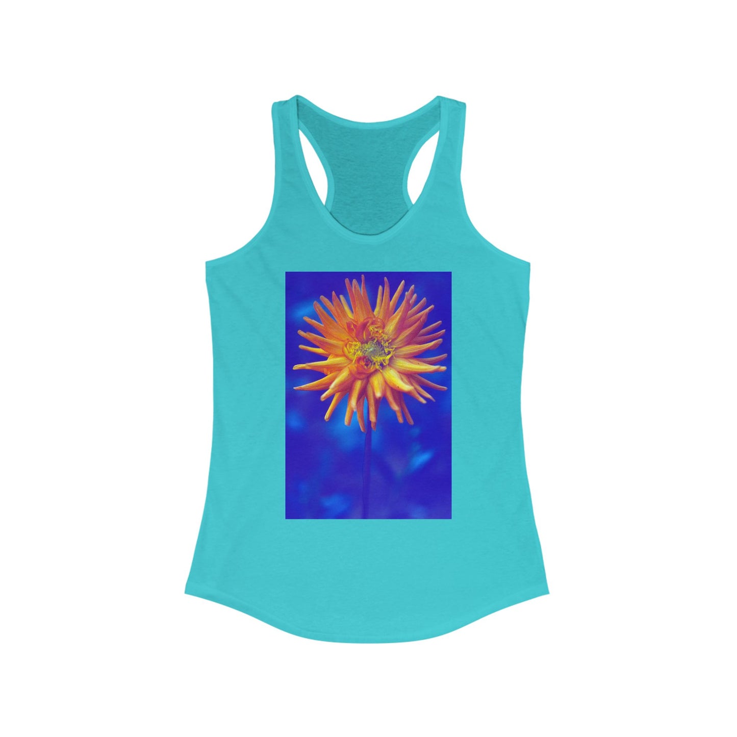 Retro Dahlia - Women's Racerback Tank