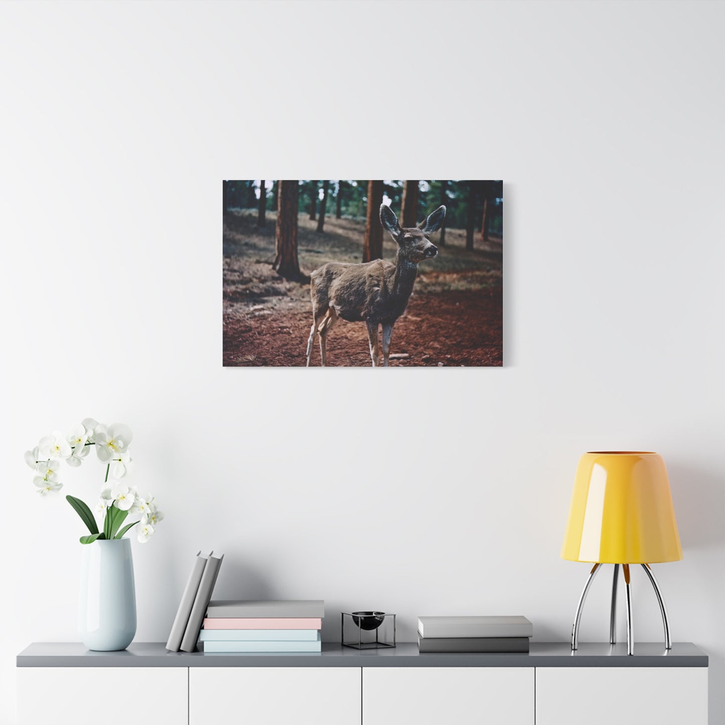 Hello, Deer! - Matte Canvas, Stretched, 1.25 in