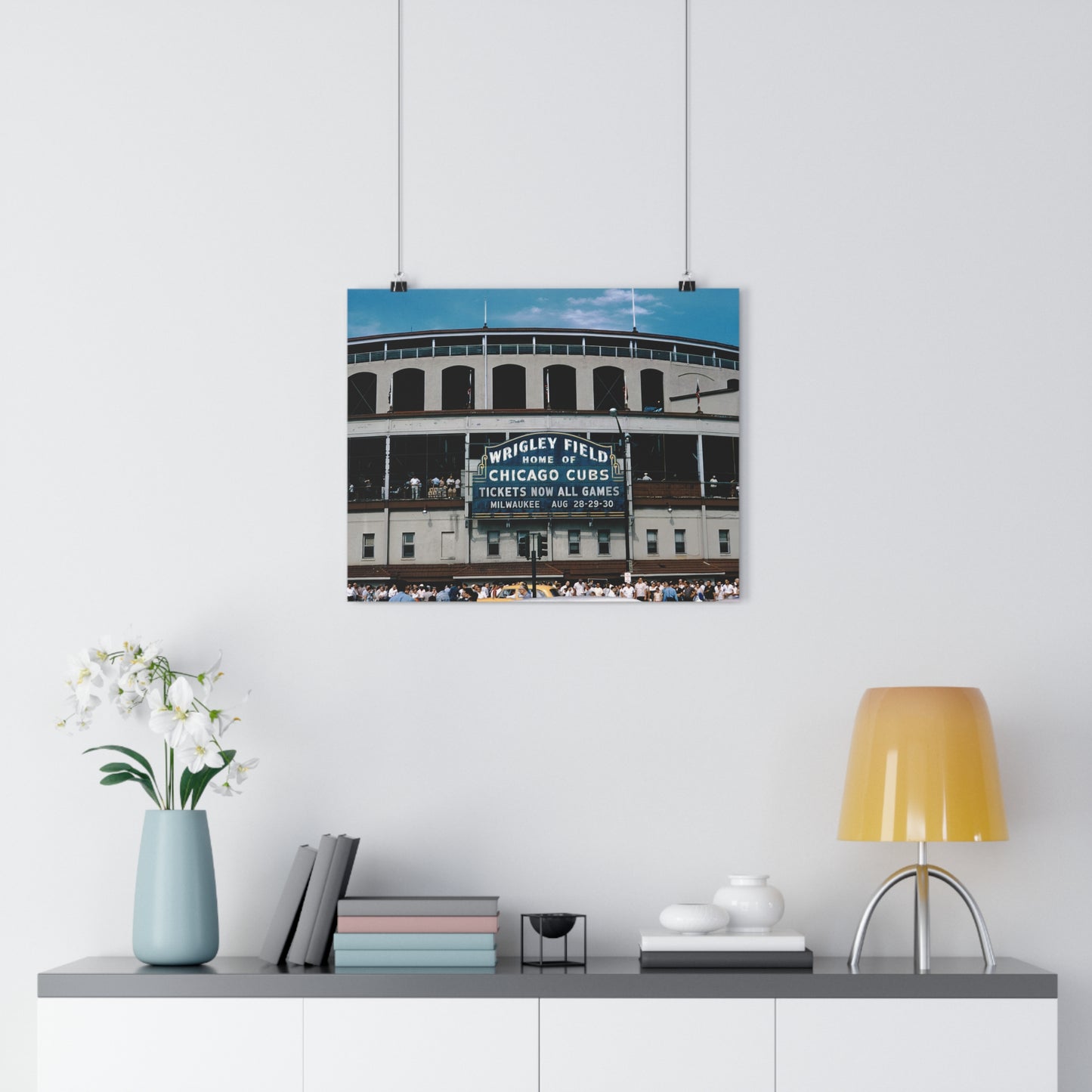 Wrigley Field, Home Of Chicago Cubs, August, 1959 - Giclée Fine Art Print