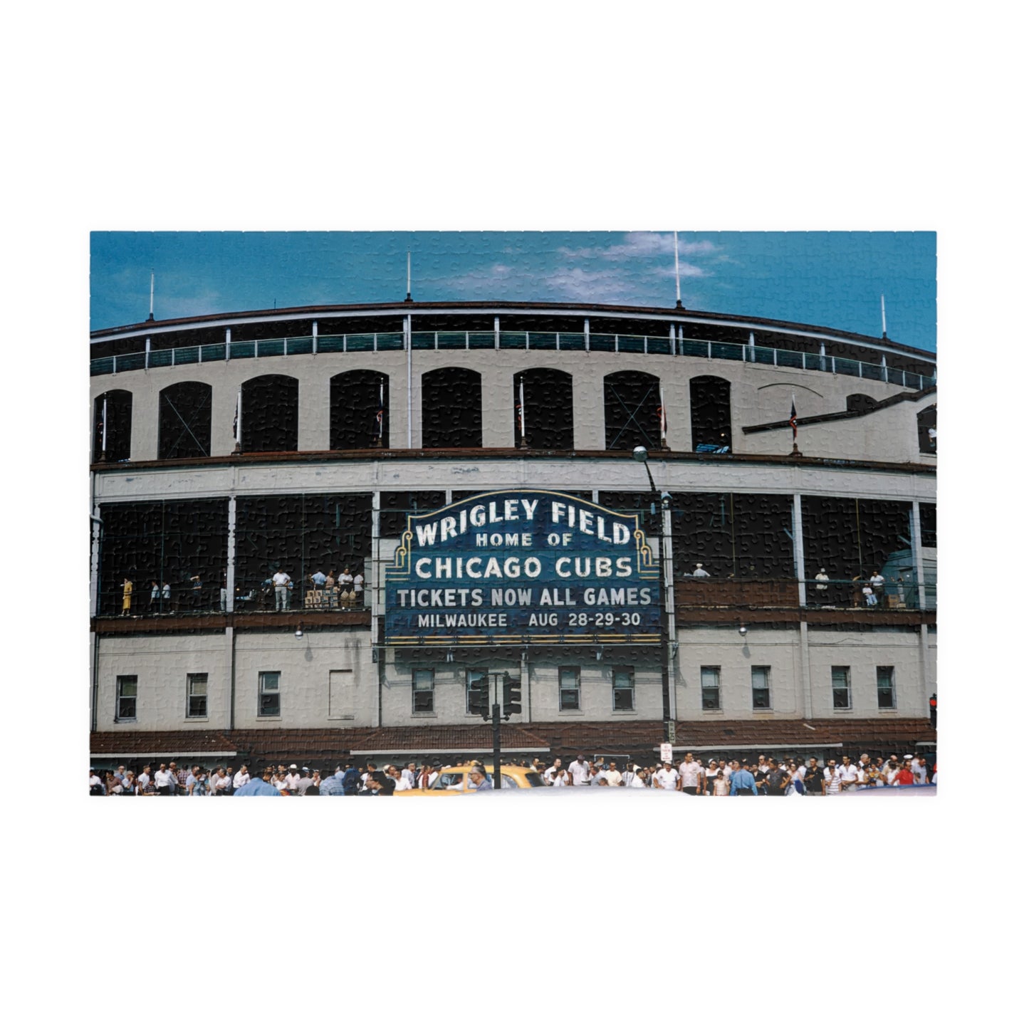 Wrigley Field, Home of Chicago Cubs, August 1959 - Collector's Edition Jigsaw Puzzle