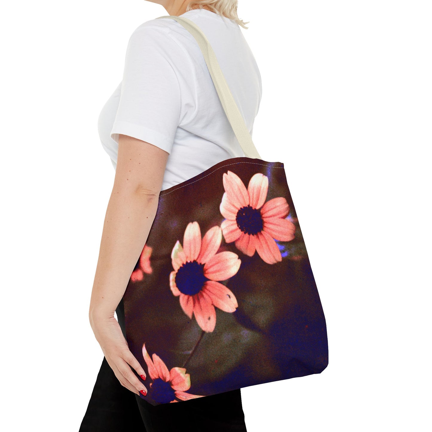 Pink Daisy at Dusk - Tote Bag