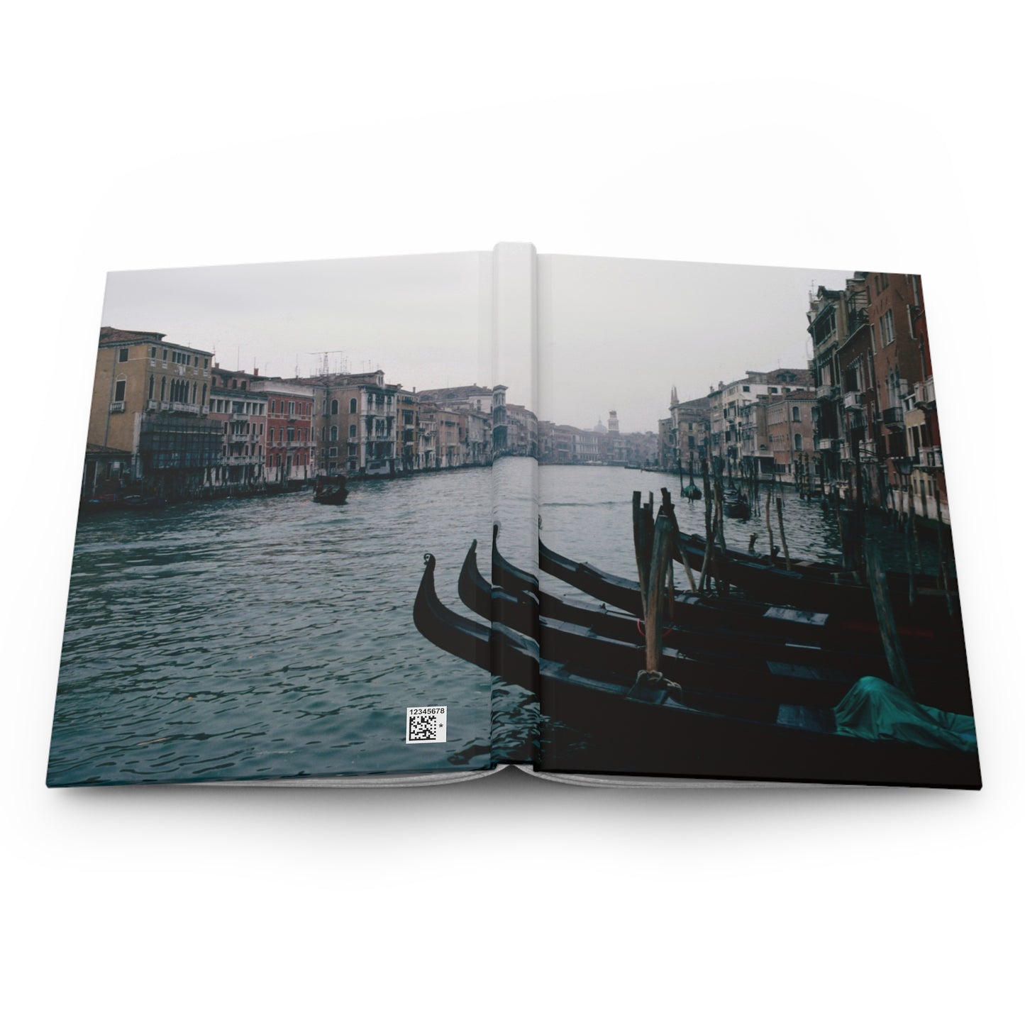 Venice, Italy, Grand Canal, 1976 - Hardcover Journal Matte