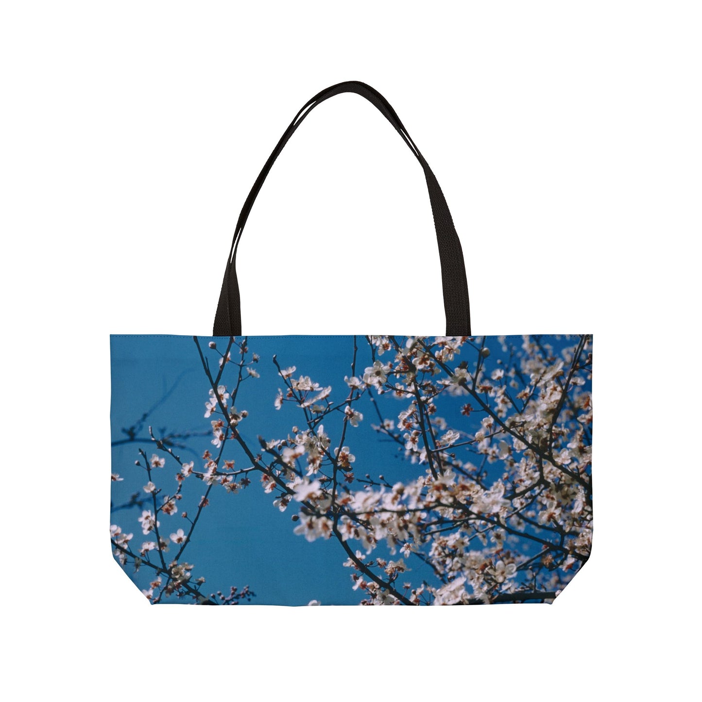 Cherry Blossoms in Blue - Weekender Tote Bag