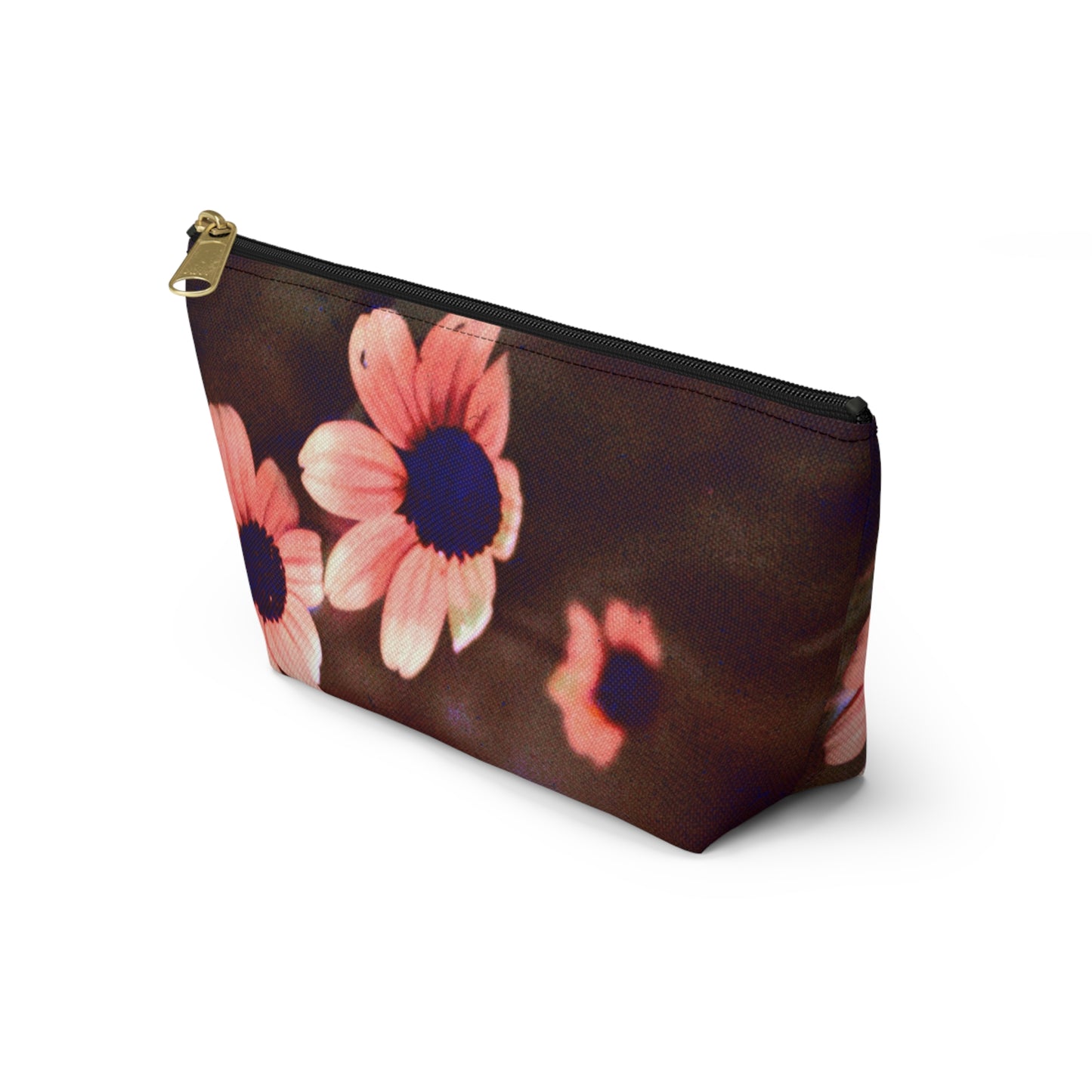 Pink Daisy at Dusk - Stand-up accessory bag