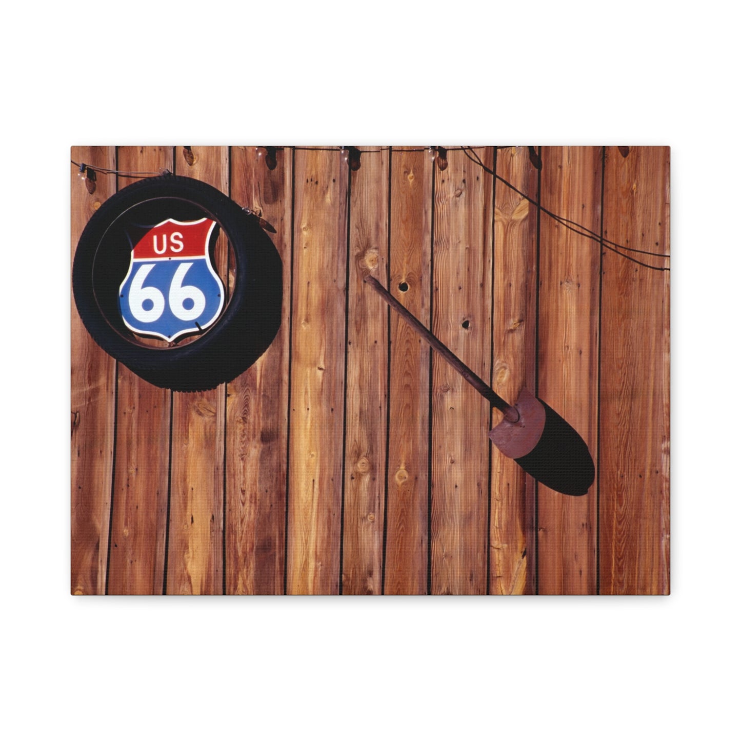 Route 66 - Matte Canvas, Stretched, 1.25 in