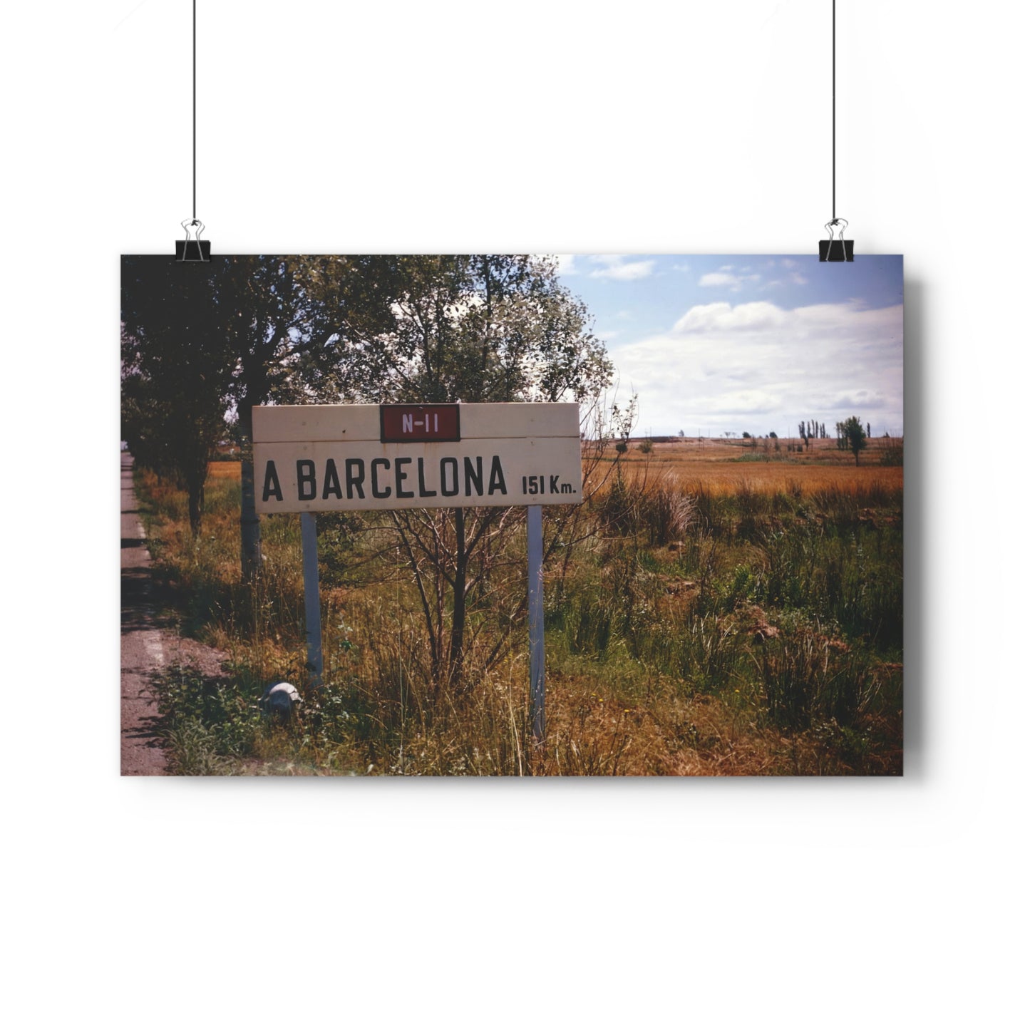 Barcelona 151Km - Fine Art Print