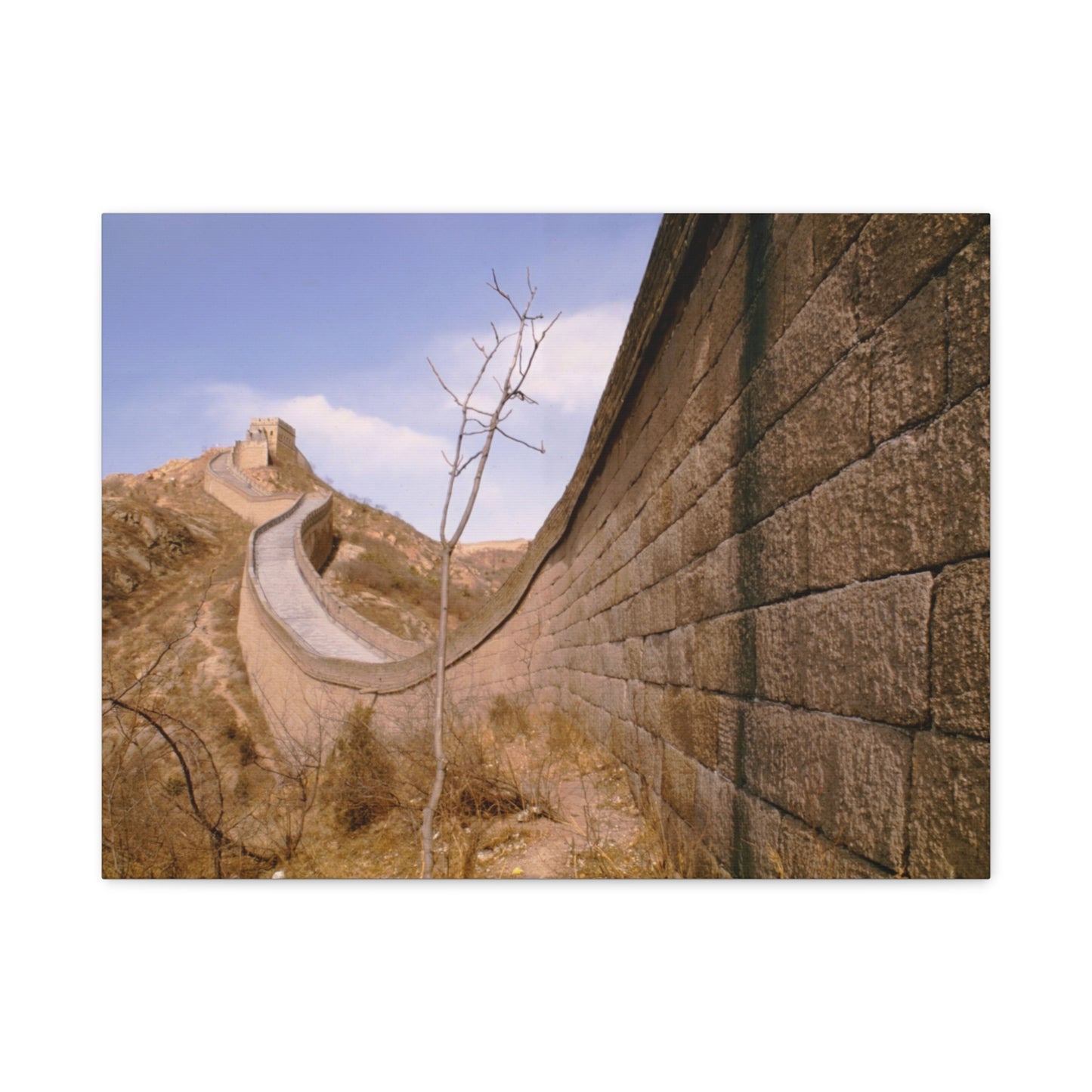 Great Wall Of China, 1974 - Matte Canvas, Stretched, 1.25 in