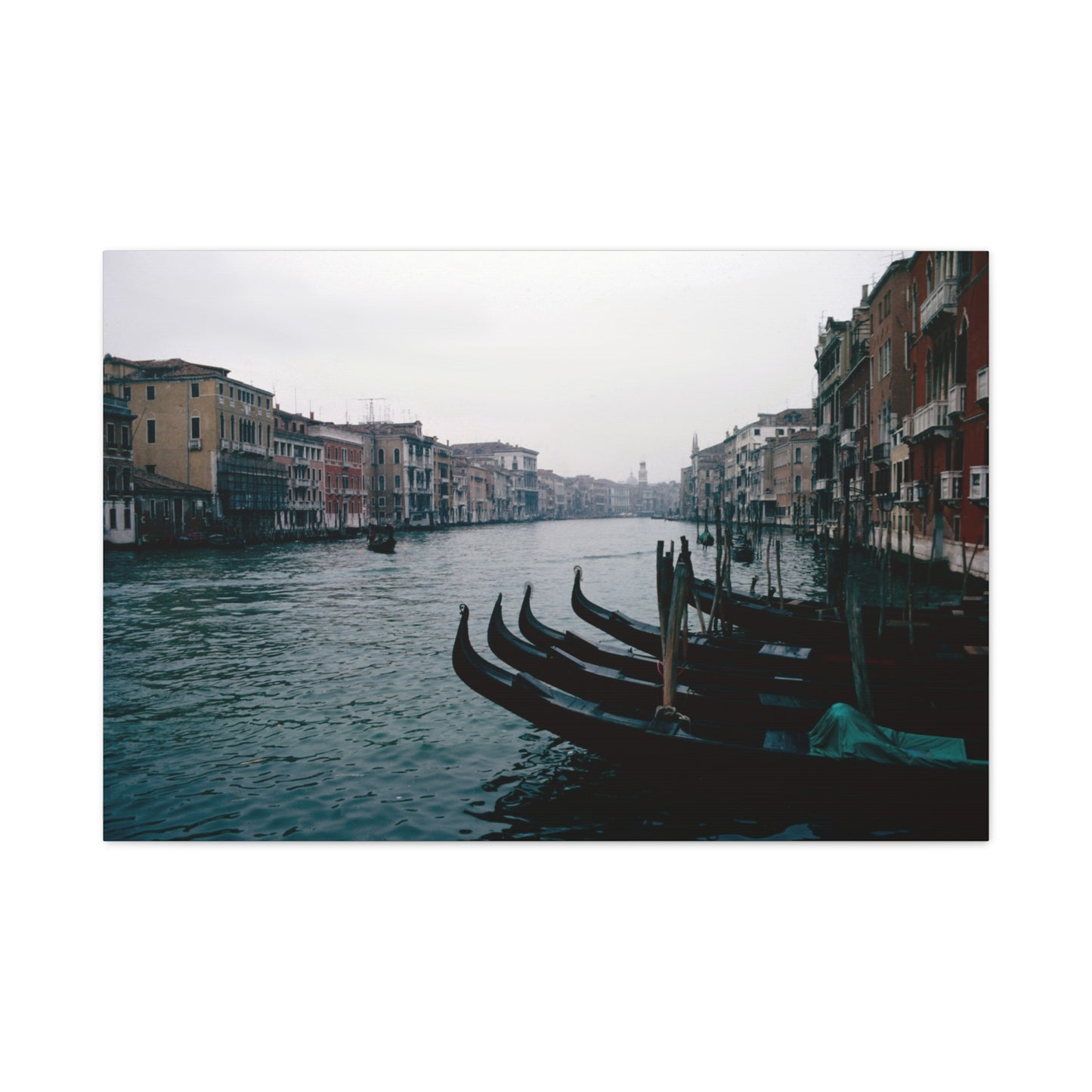 Venice, Italy, Grand Canal, 1976 - Matte Canvas, Stretched, 1.25 in