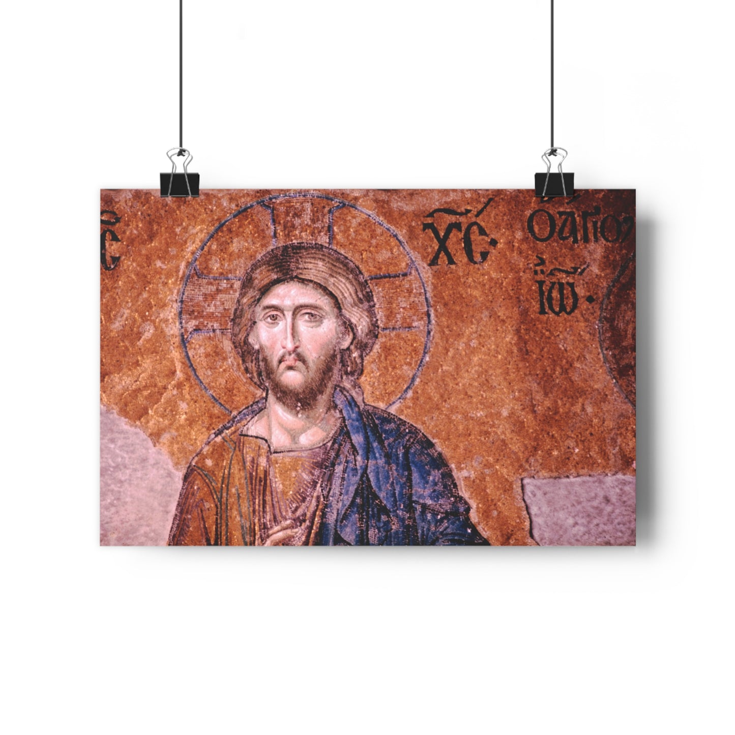 Christ Pantocrator - Hagia Sophia's Deësis mosaic, Sultanahmet, Istanbul, Turkey, 1963 - Giclée Fine Art Print