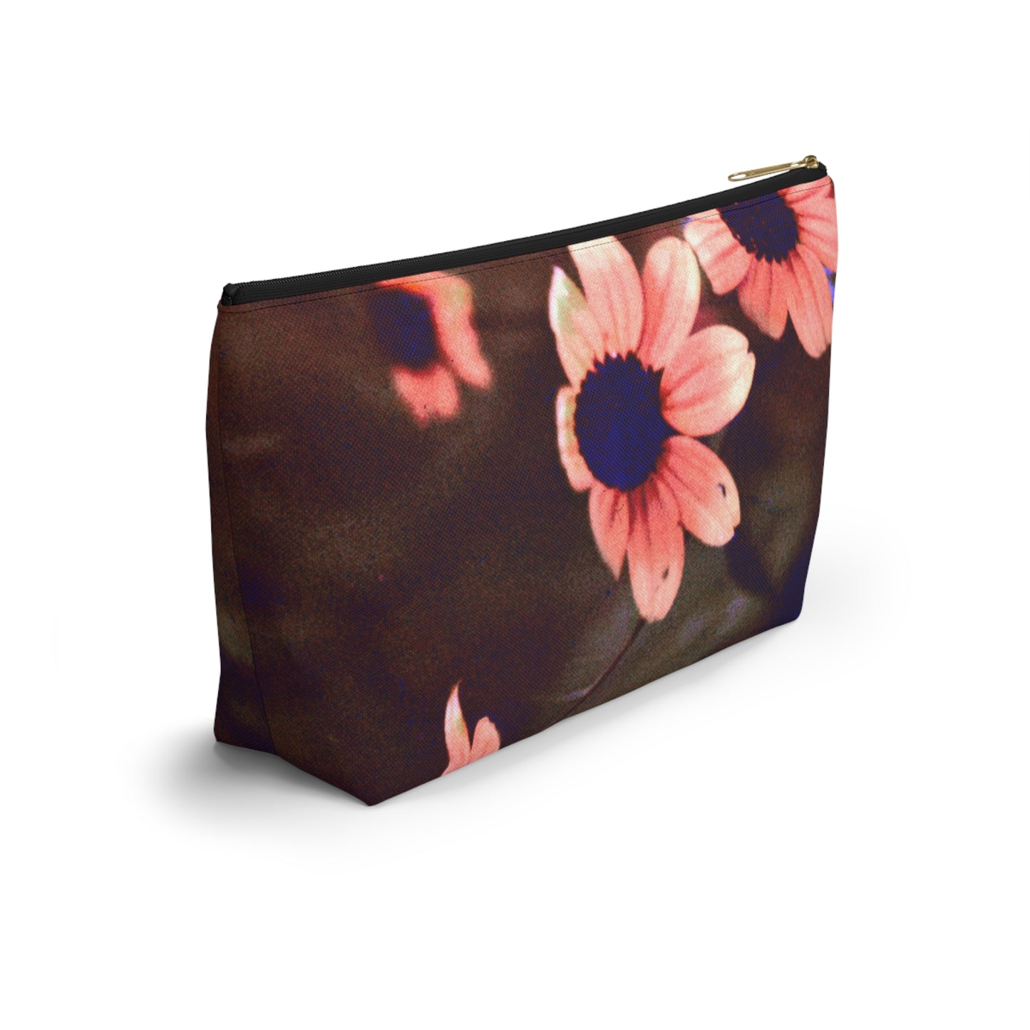 Pink Daisy at Dusk - Stand-up accessory bag