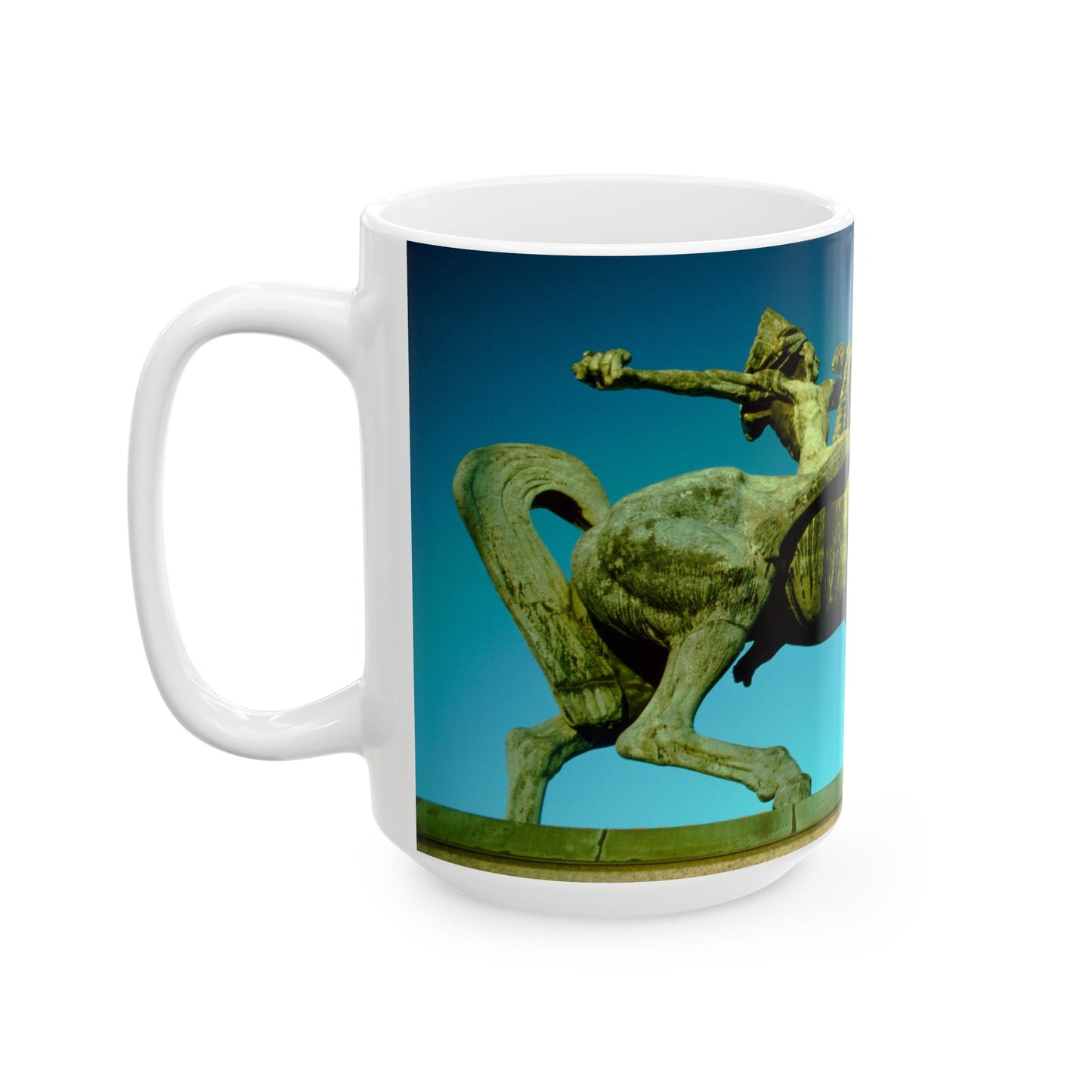 The Spearman, Grant Park, Chicago, 1974 - Ceramic Mug