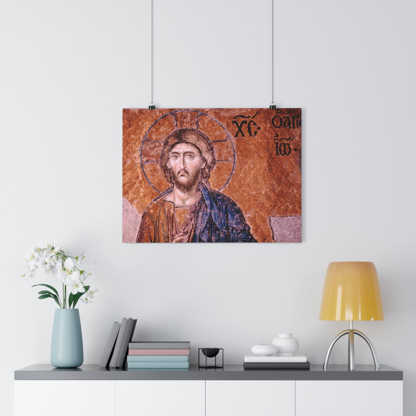 Christ Pantocrator - Hagia Sophia's Deësis mosaic, Sultanahmet, Istanbul, Turkey, 1963 - Giclée Fine Art Print