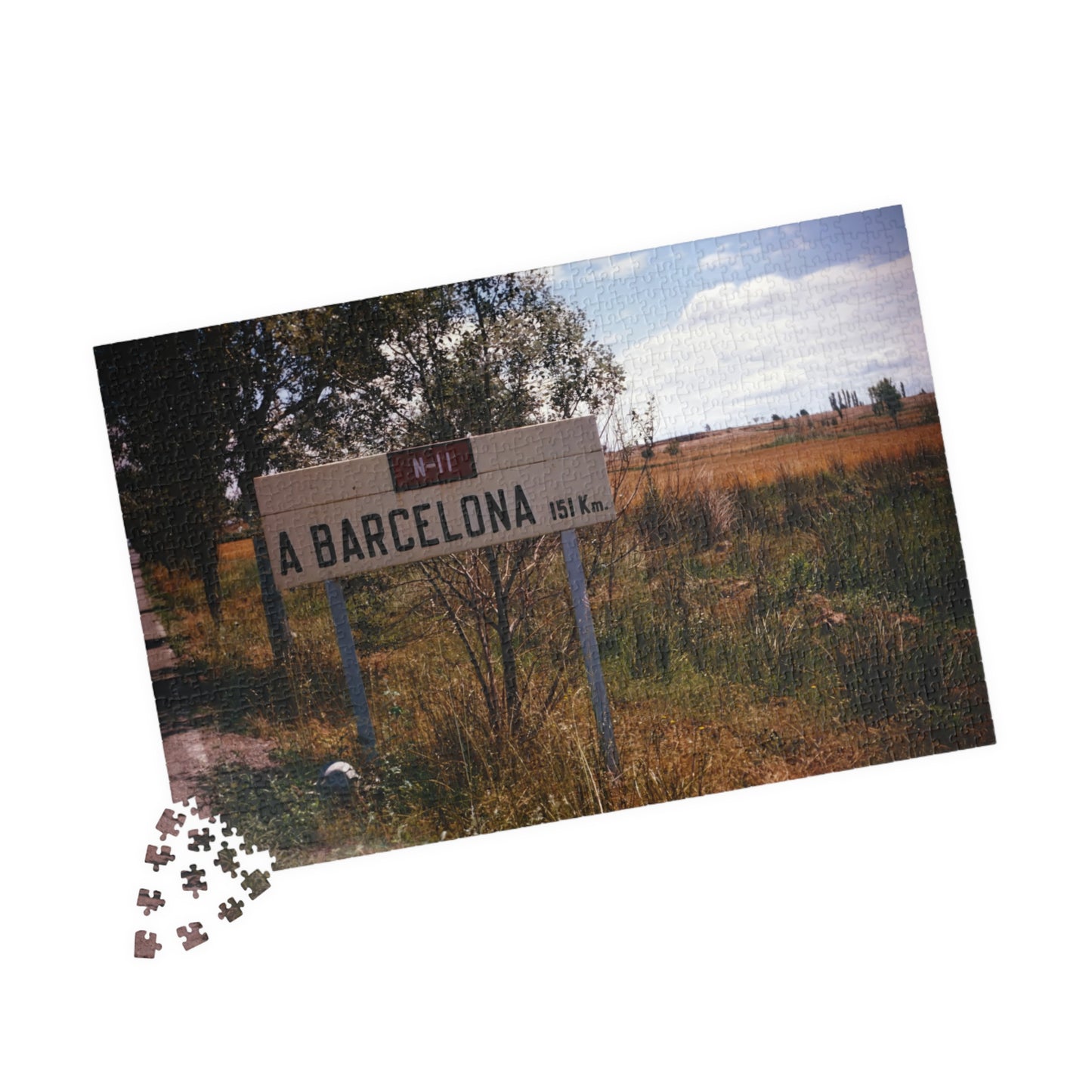 Barcelona 151Km - Jigsaw Puzzle