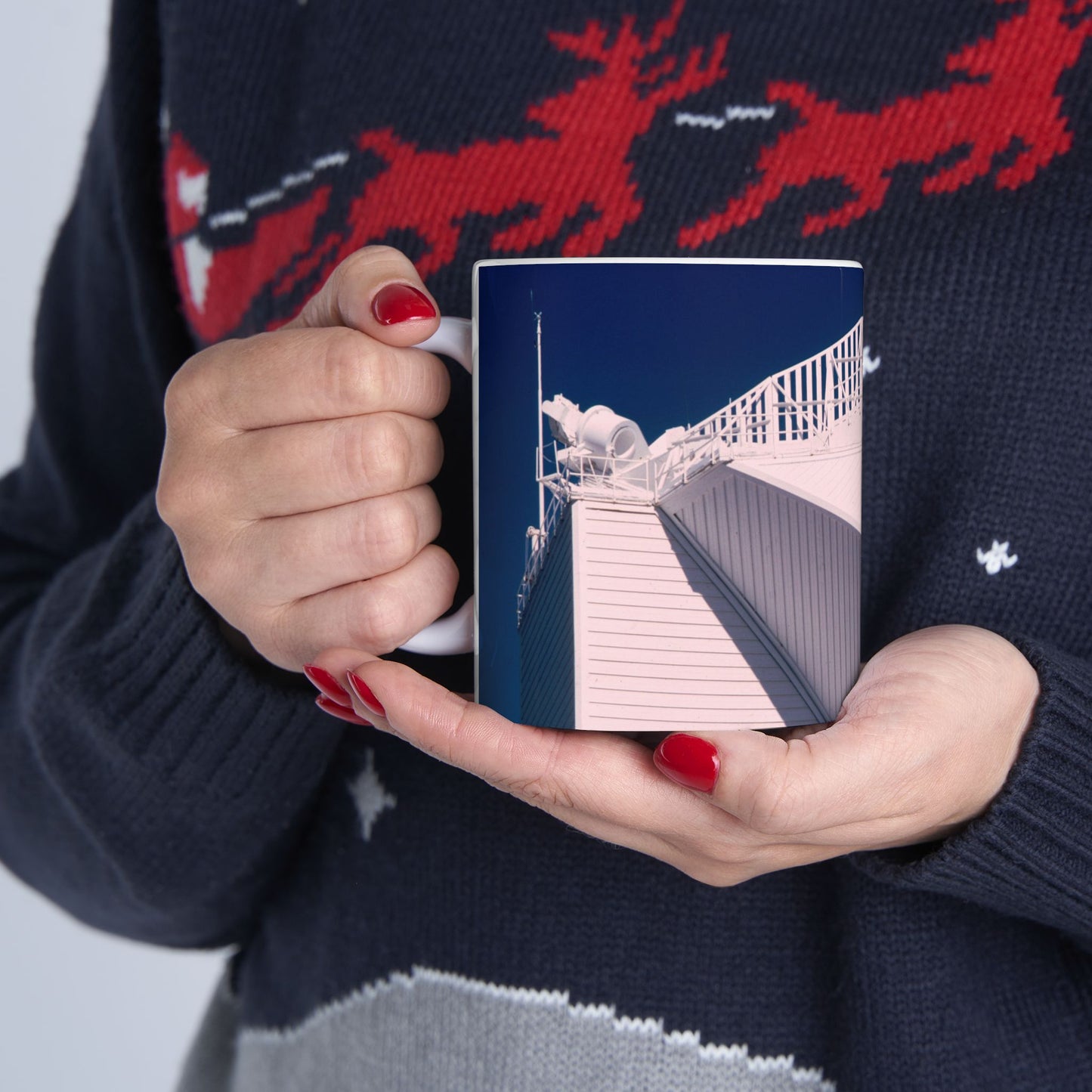 McMath-Pierce Solar Telescope, Kitt Peak, Arizona, 1993 - Ceramic Mug