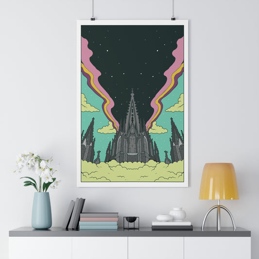 Trippy Barcelona - Giclée Fine Art Print