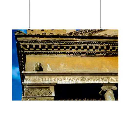 When in Rome - Matte Horizontal Poster