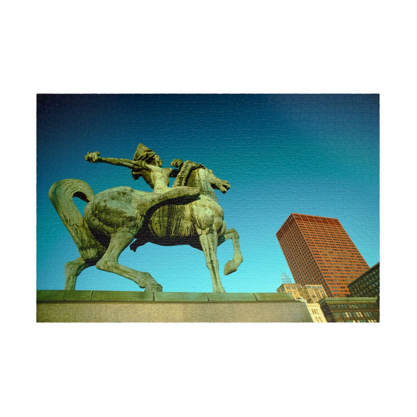 The Spearman, Grant Park, Chicago, 1974 - Jigsaw Puzzle